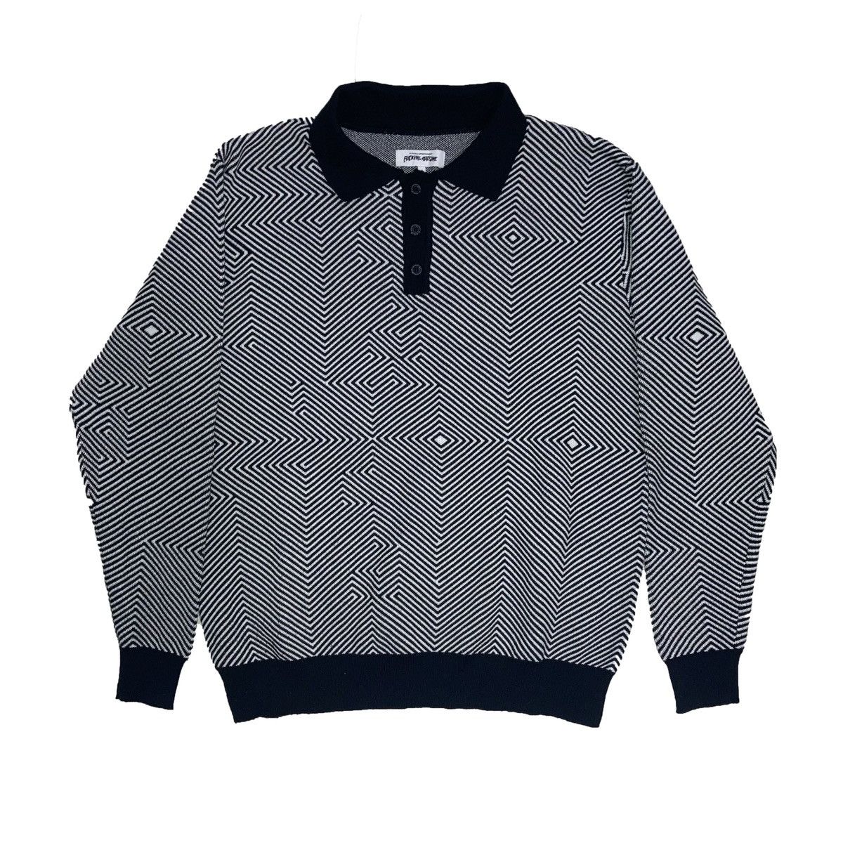 Fucking Awesome Fucking Awesome Hurt Your Eyes L/S Polo Size US XL / EU 56 / 4 - 1 Thumbnail