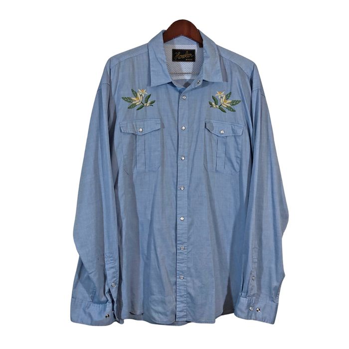 Other Howler Bros Gaucho Snapshirt Blue Western Shirt Size XXL | Grailed