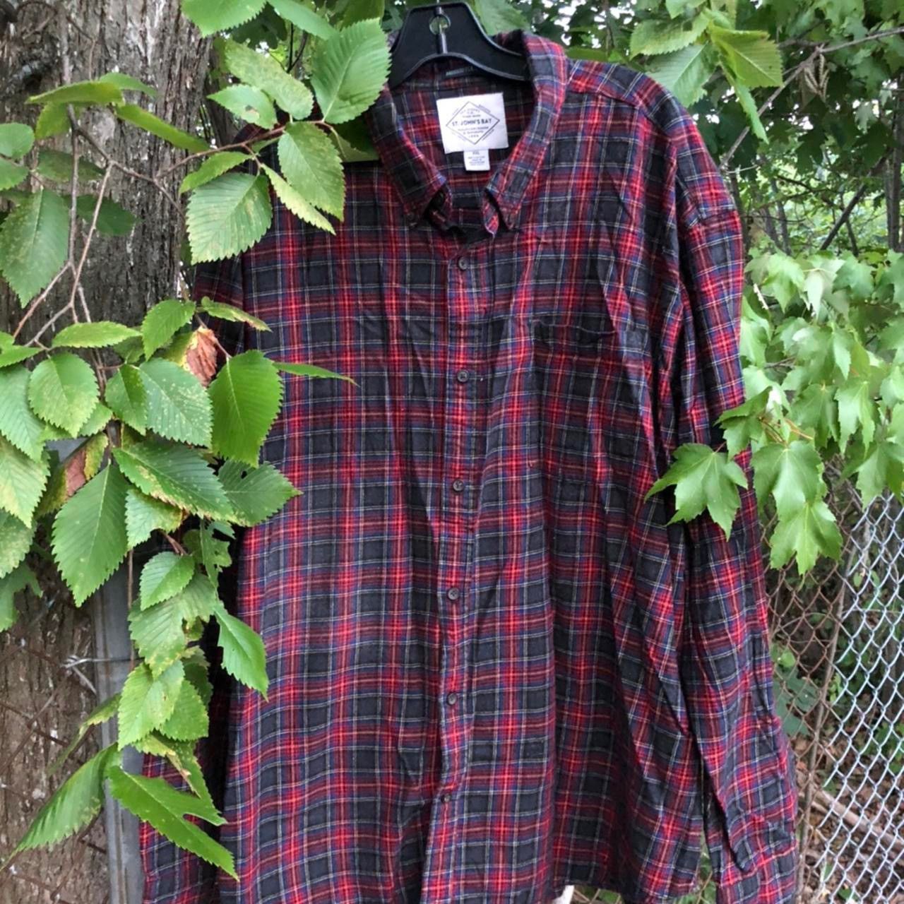 St. Johns Bay Plaid st johns bay pocket shirt Button Up Shirt Long Sleeve Size US XXL / EU 58 / 5 - 2 Thumbnail