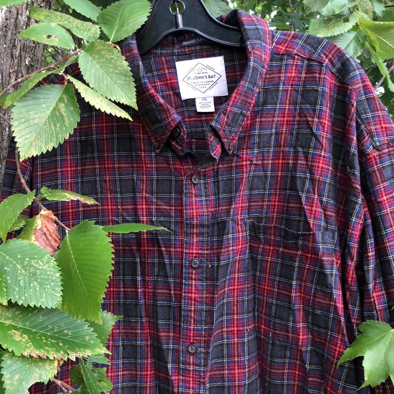 St. Johns Bay Plaid st johns bay pocket shirt Button Up Shirt Long Sleeve Size US XXL / EU 58 / 5 - 1 Thumbnail