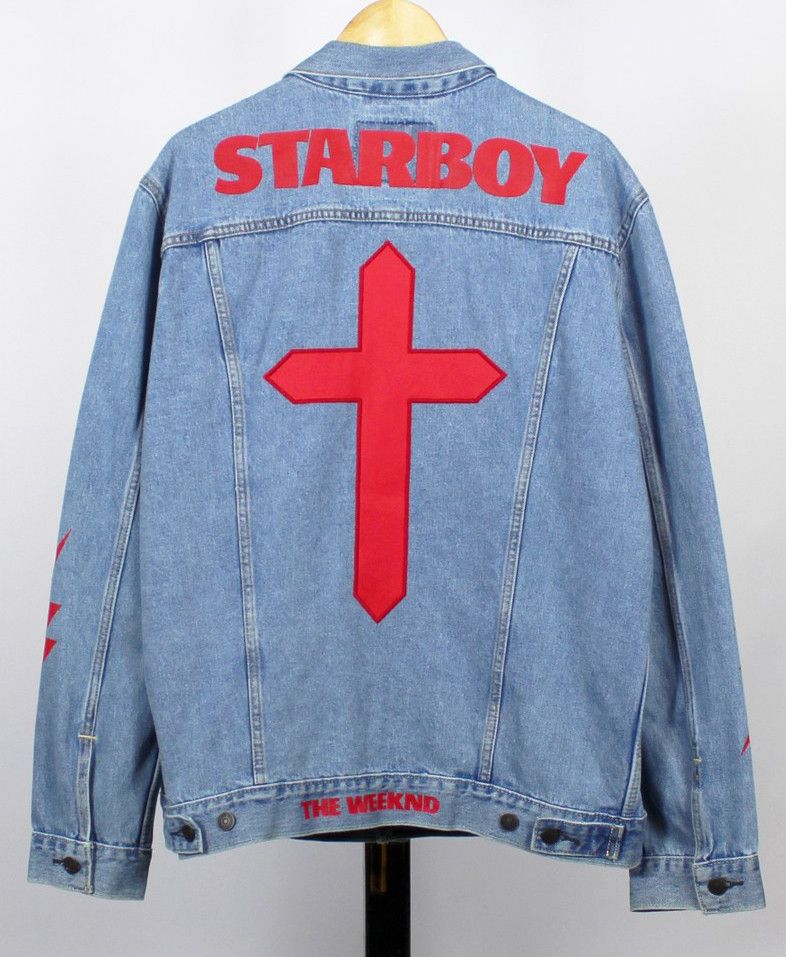 Starboy Denim Jacket (Lightwash Indigo)