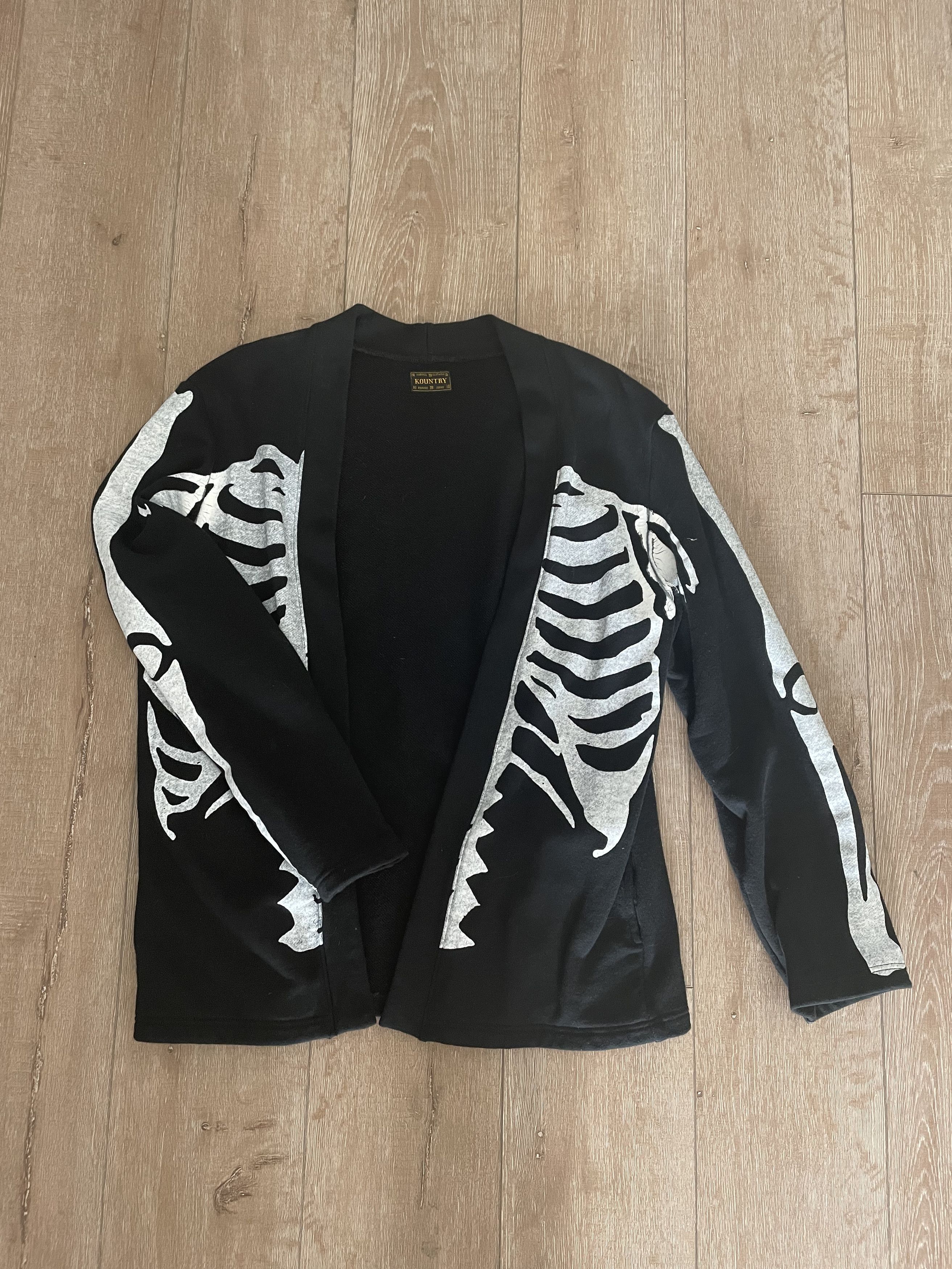 Kapital Skeleton factory Cardigan Sweater