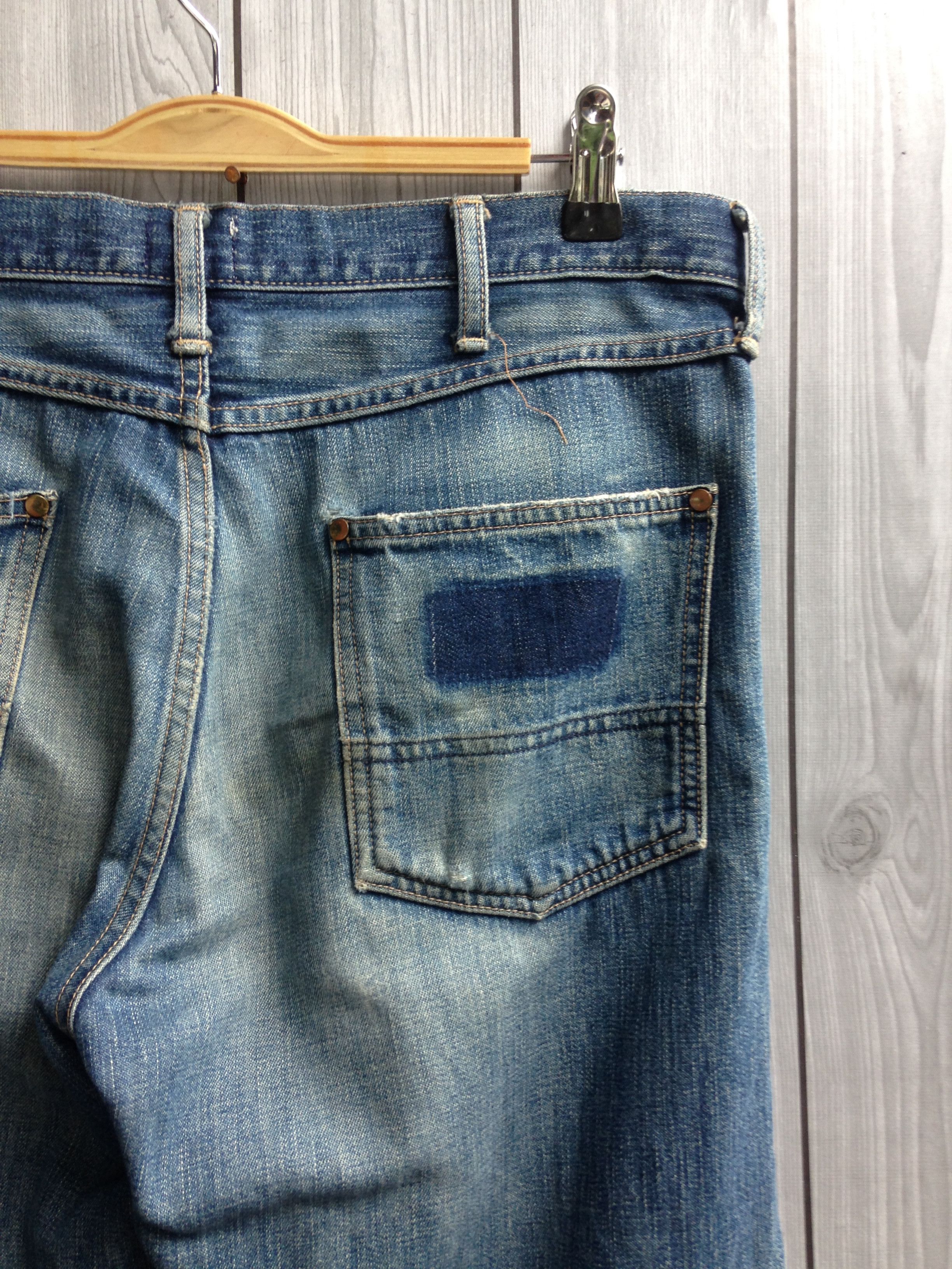 Bape Bape Distressed Denim Pants Size US 33 - 7 Thumbnail