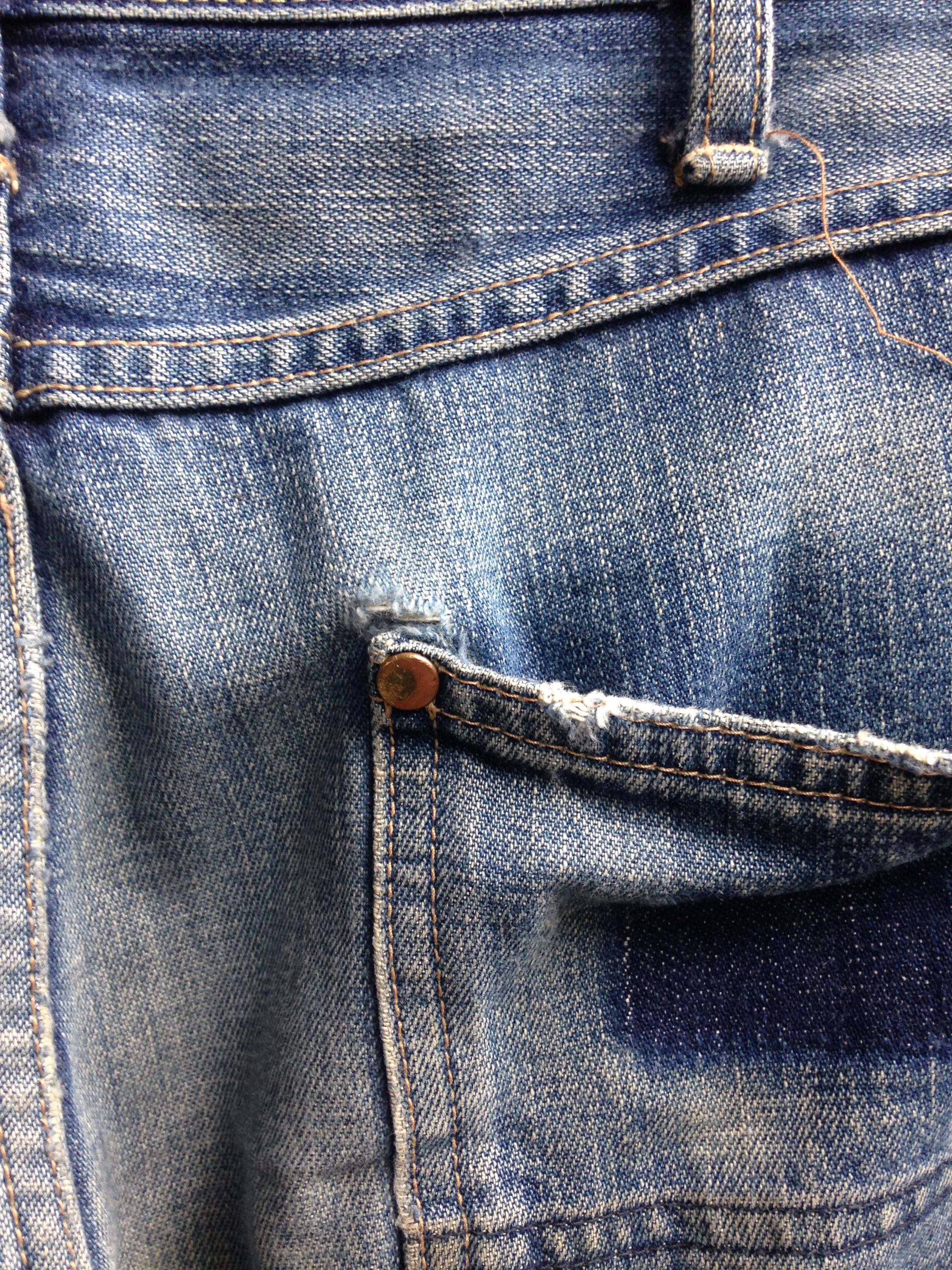 Bape Bape Distressed Denim Pants Size US 33 - 5 Thumbnail
