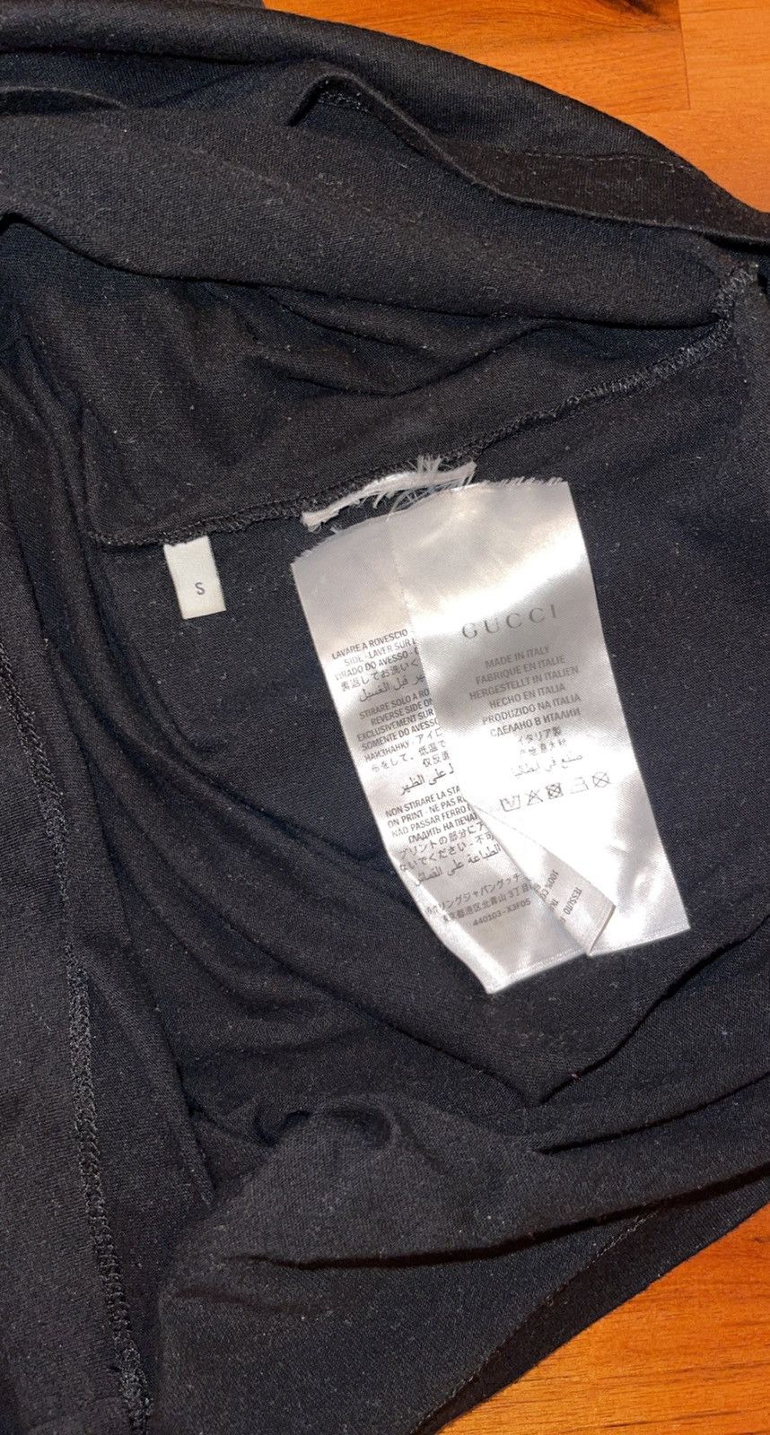 Gucci Oversize washed T-shirt with Gucci logo Size US S / EU 44-46 / 1 - 9 Thumbnail