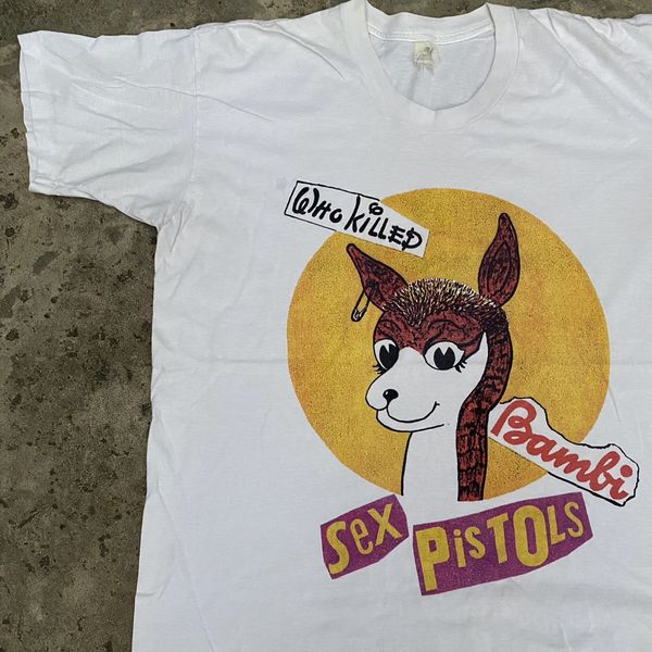 Vintage Vintage 90s Sex Pistols Who Killed Bambi T Shirt Grailed 7396