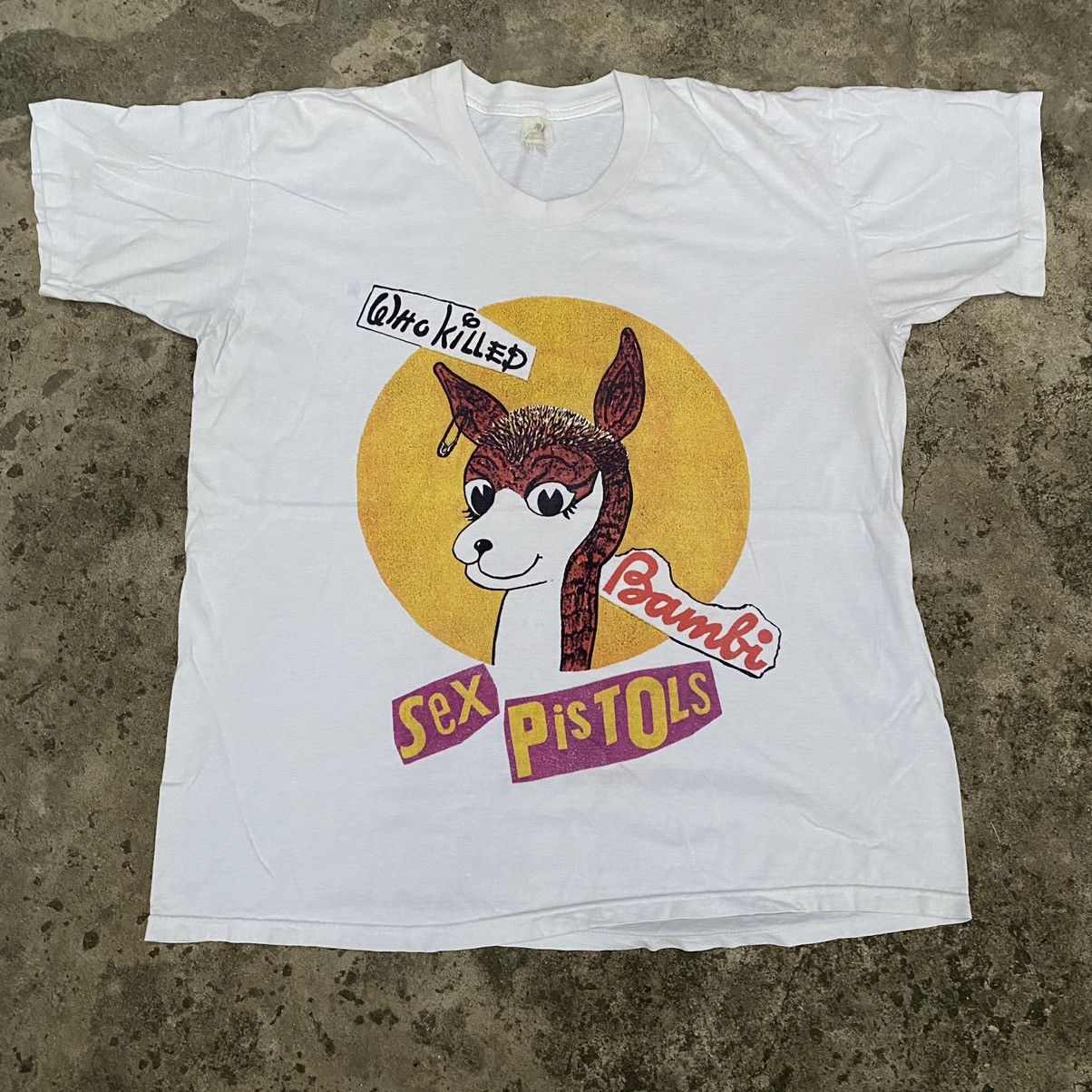 Vintage Vintage 90s Sex Pistols Who Killed Bambi T Shirt Grailed