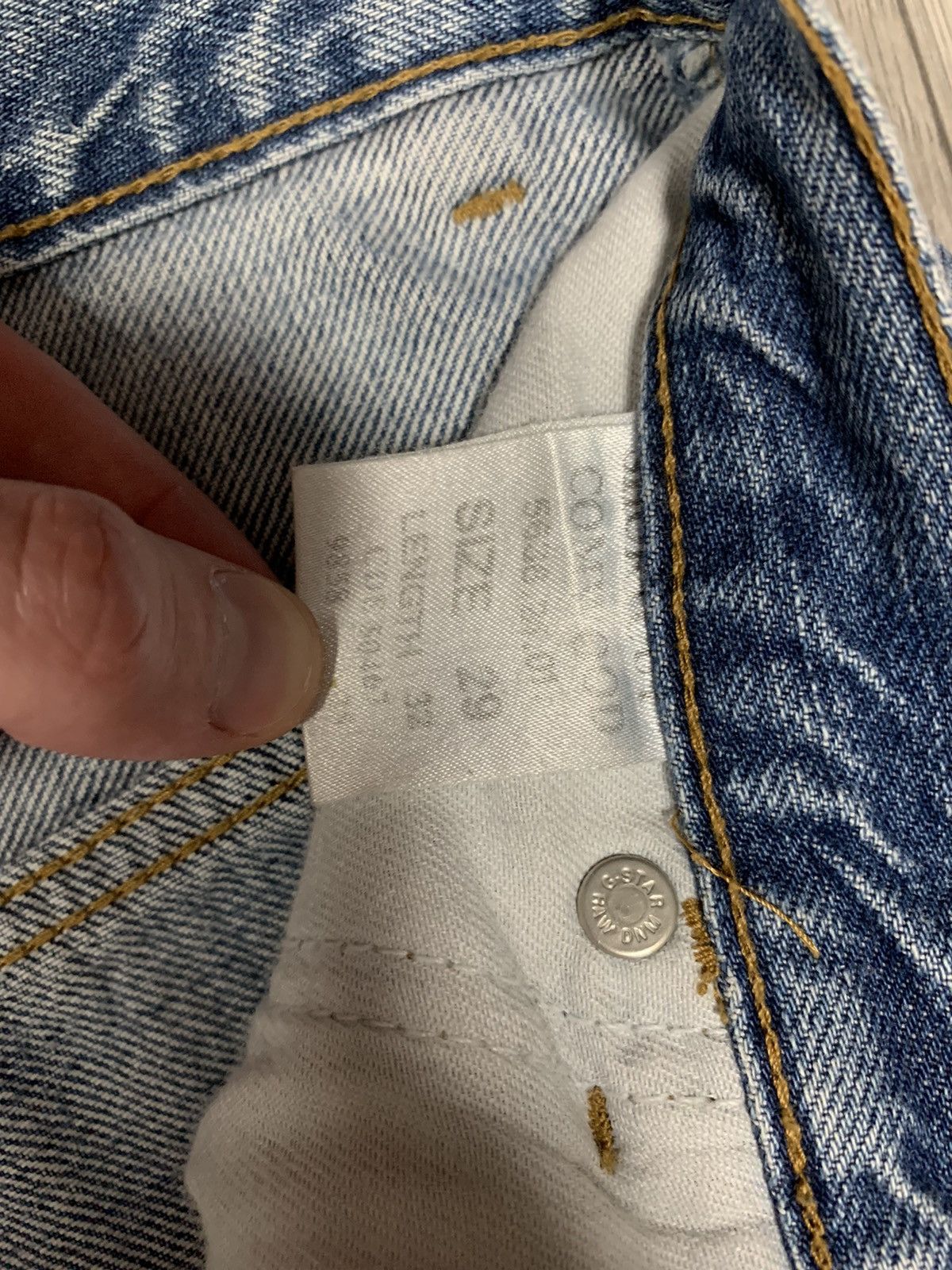 G-Star Vintage G-Star RAW denim pants blue jeans Size 29" - 6 Thumbnail