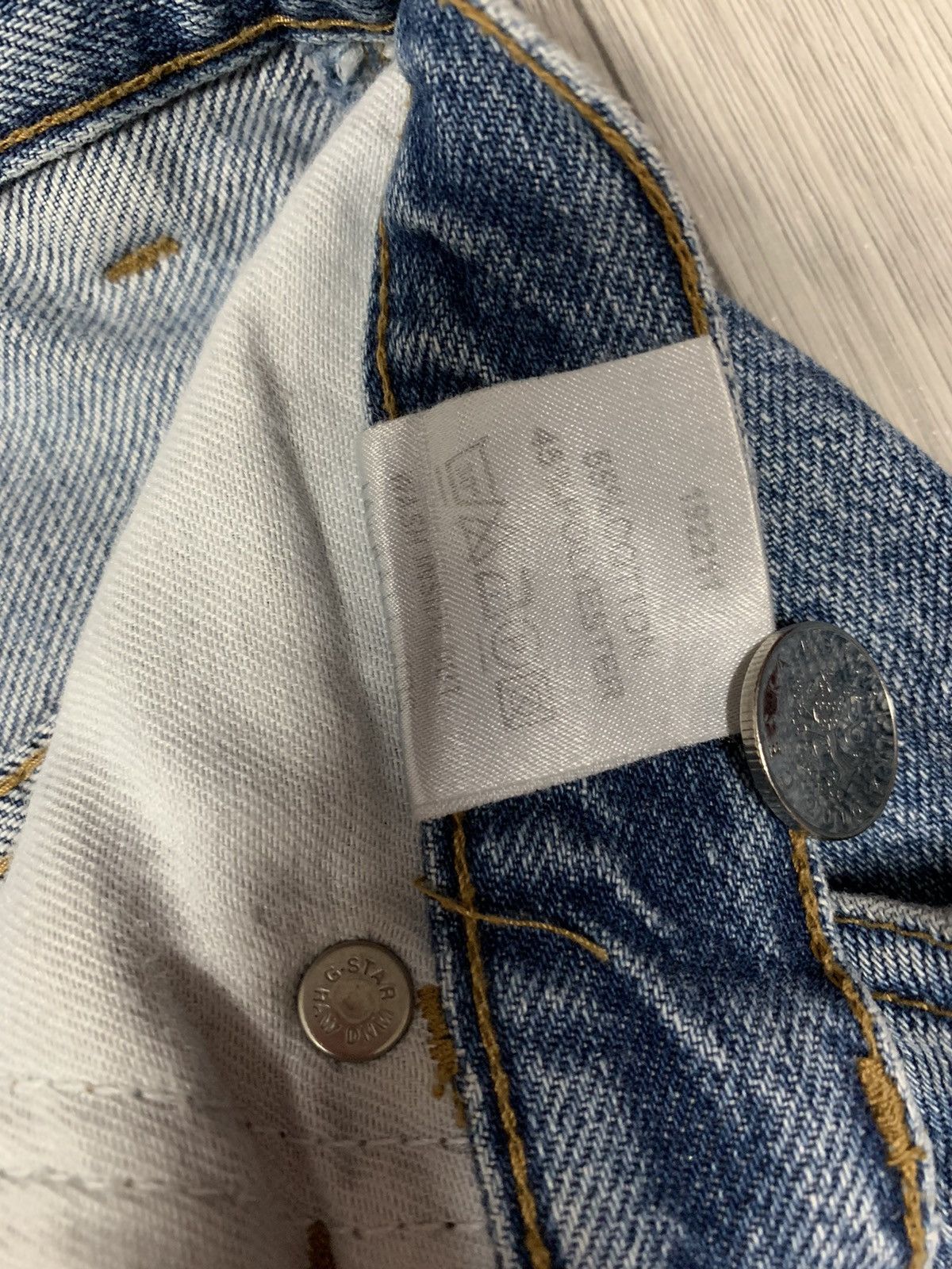 G-Star Vintage G-Star RAW denim pants blue jeans Size 29" - 7 Thumbnail
