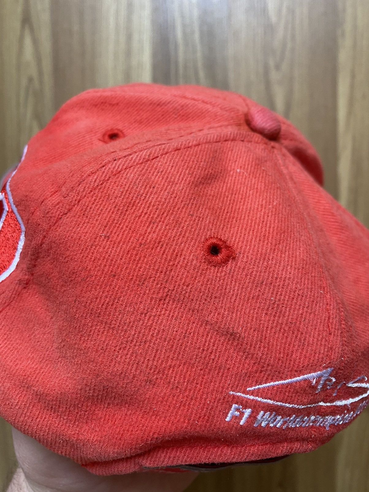 Vintage Vintage Michael Schumacher 2000 World Champion Ferrari Hat Size ONE SIZE - 6 Thumbnail