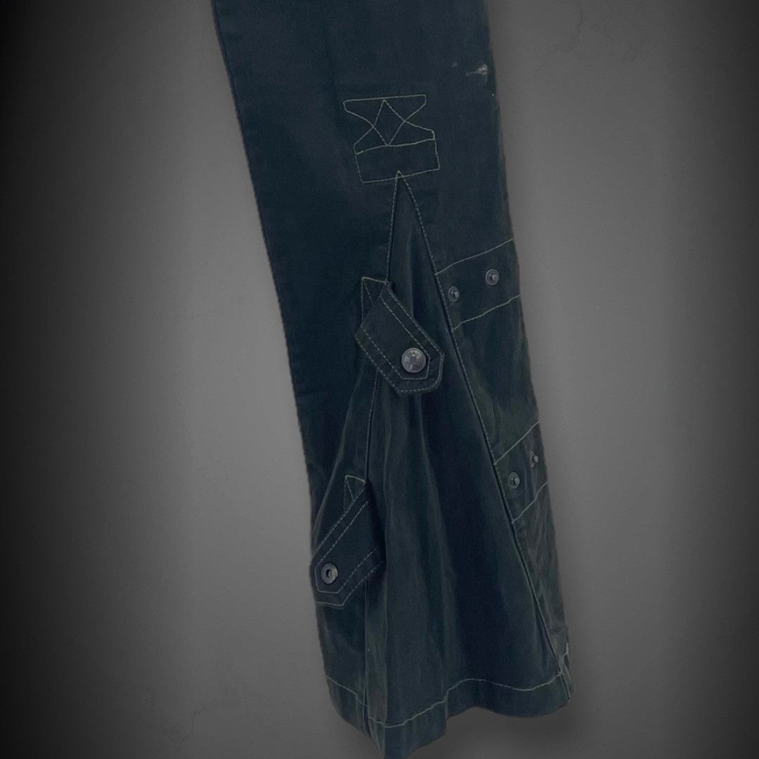 Marithe + Francois Girbaud 💥Archival💥MFG Strapped Flare Bondage Pants Size US 32 / EU 48 - 5 Thumbnail