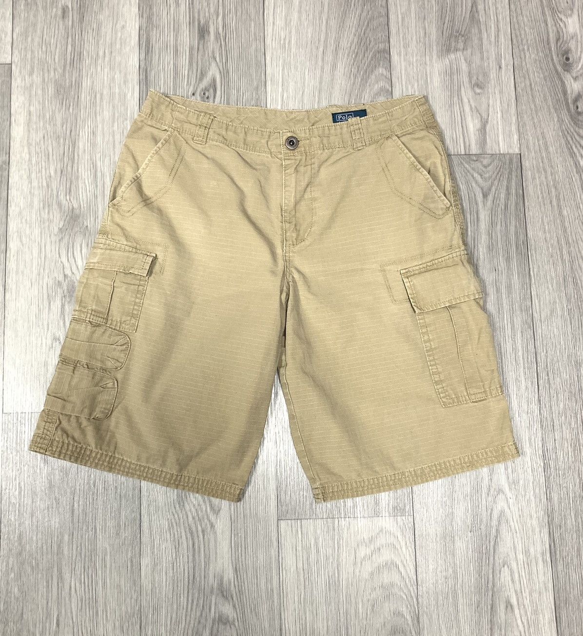 Polo Ralph Lauren × Ralph Lauren × Vintage Polo by Ralph Lauren vintage beige shorts Size US 28 / EU 44 - 1 Thumbnail