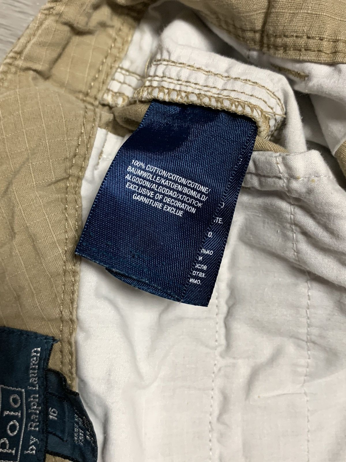 Polo Ralph Lauren × Ralph Lauren × Vintage Polo by Ralph Lauren vintage beige shorts Size US 28 / EU 44 - 15 Thumbnail