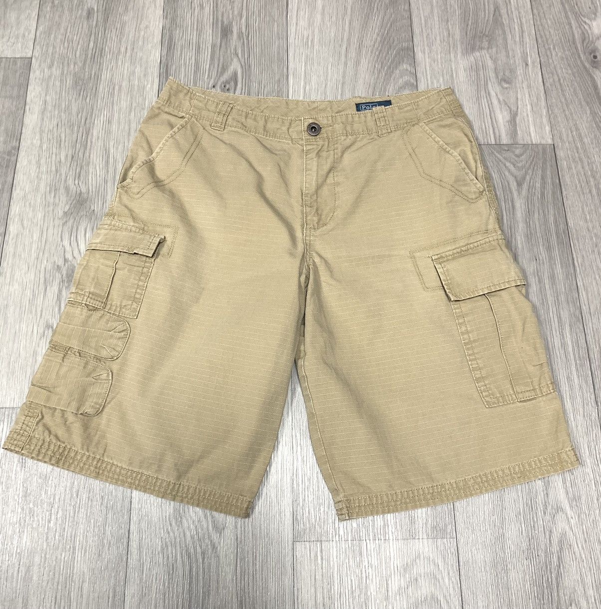 Polo Ralph Lauren × Ralph Lauren × Vintage Polo by Ralph Lauren vintage beige shorts Size US 28 / EU 44 - 2 Thumbnail