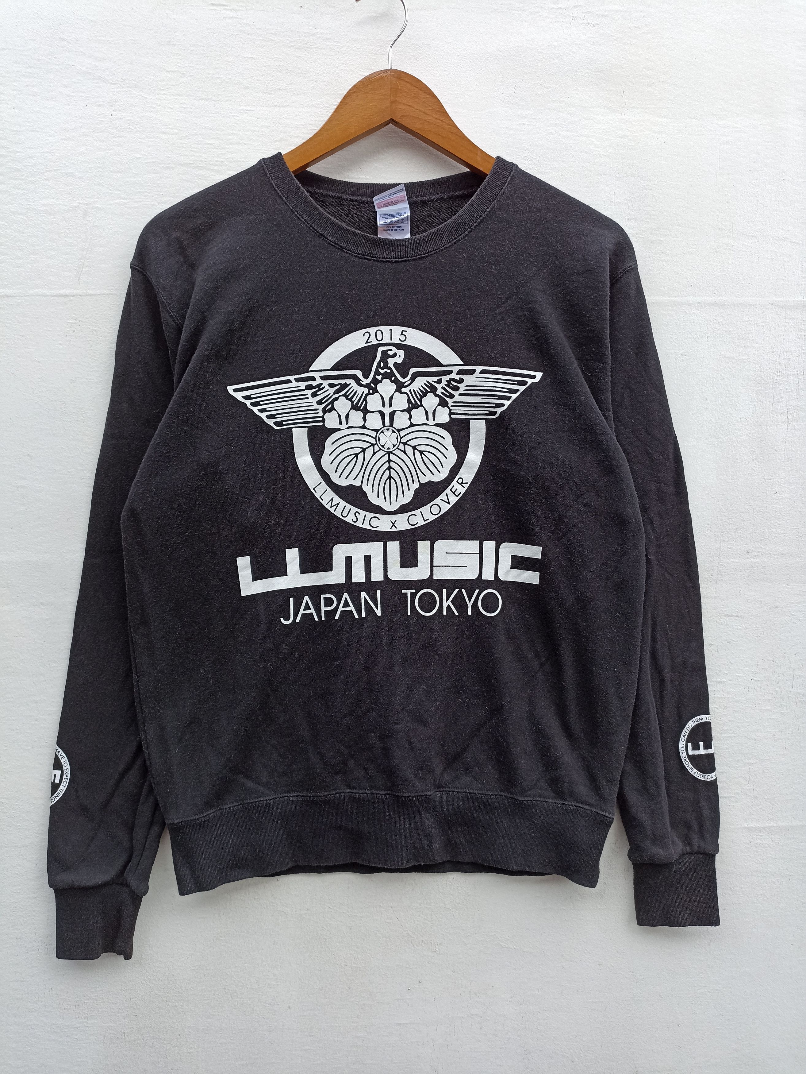 Band Tees × Japanese Brand LL music X Clover Japan sweatshirt Size US M / EU 48-50 / 2 - 1 Thumbnail