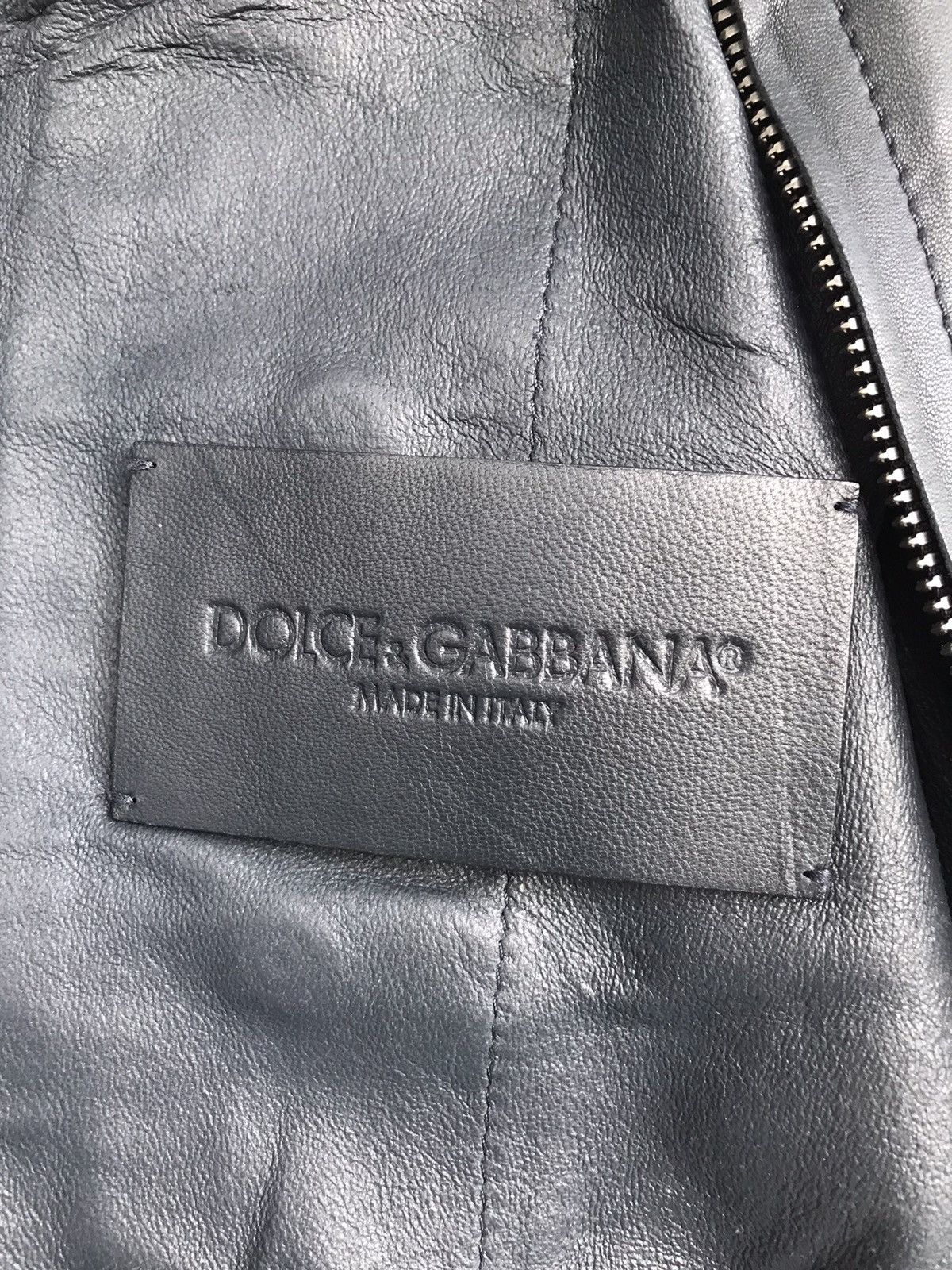 Dolce & Gabbana DOLCE & GABBANA LEATHER BOMBER JACKET Size US S / EU 44-46 / 1 - 15 Thumbnail