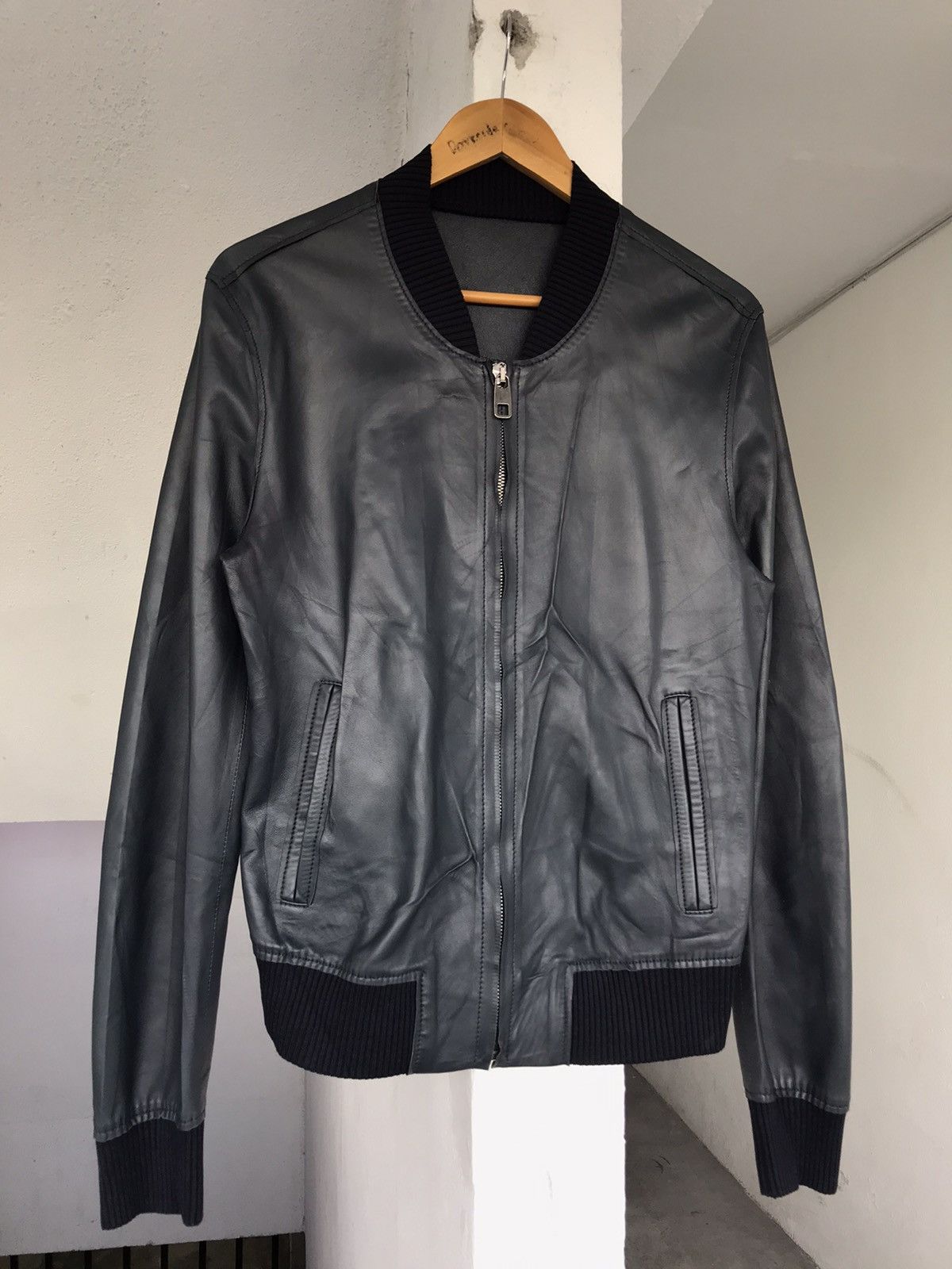 Dolce & Gabbana DOLCE & GABBANA LEATHER BOMBER JACKET Size US S / EU 44-46 / 1 - 3 Thumbnail