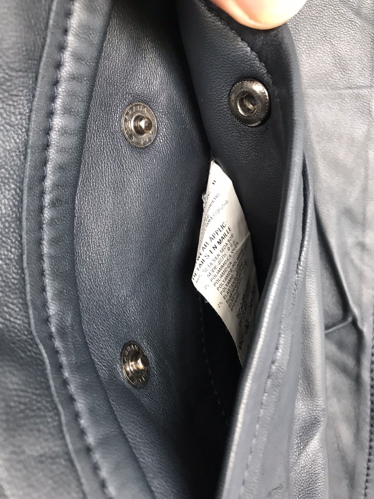 Dolce & Gabbana DOLCE & GABBANA LEATHER BOMBER JACKET Size US S / EU 44-46 / 1 - 17 Thumbnail