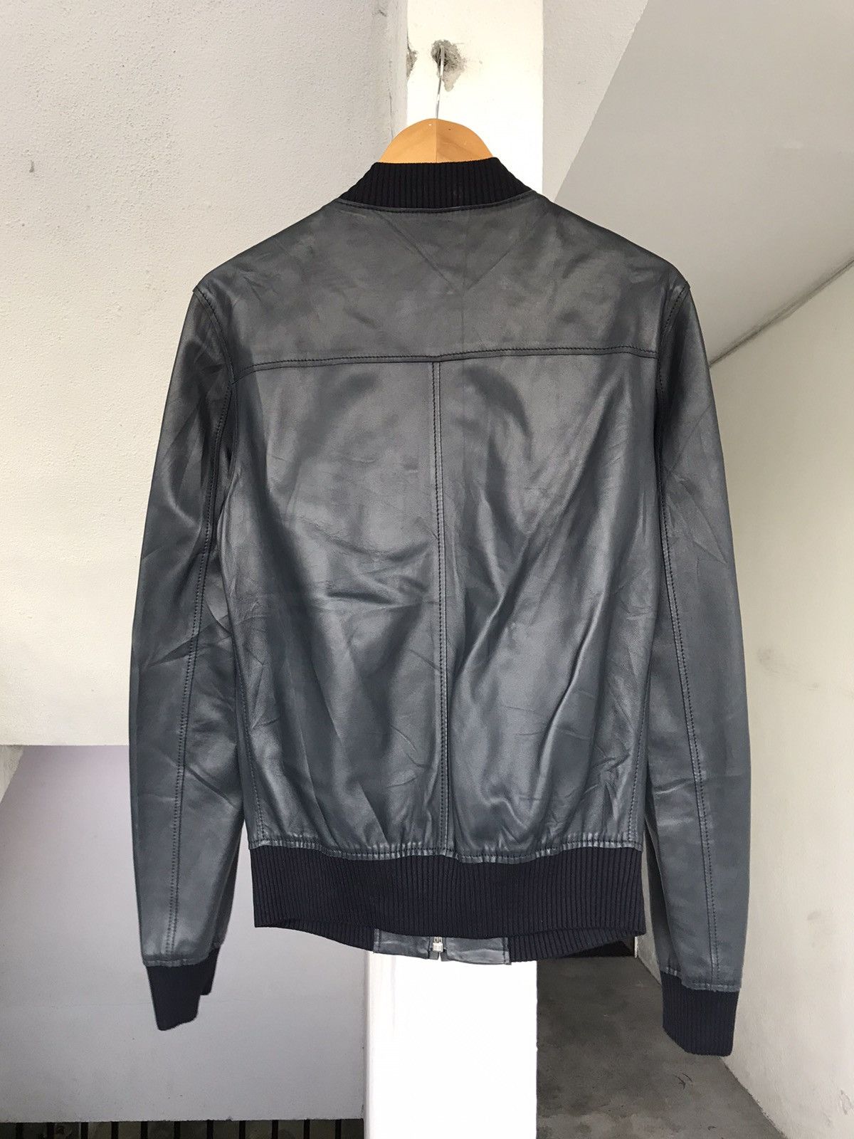 Dolce & Gabbana DOLCE & GABBANA LEATHER BOMBER JACKET Size US S / EU 44-46 / 1 - 11 Thumbnail