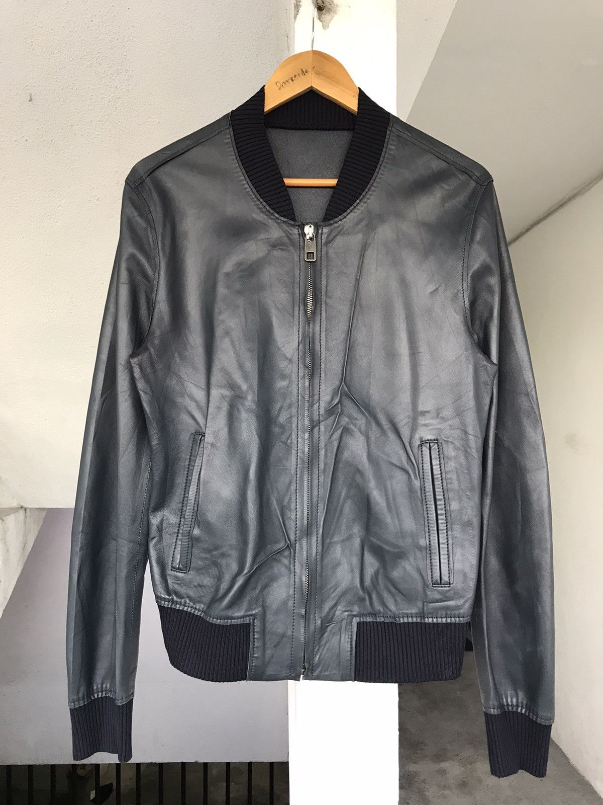 Dolce & Gabbana DOLCE & GABBANA LEATHER BOMBER JACKET Size US S / EU 44-46 / 1 - 1 Thumbnail