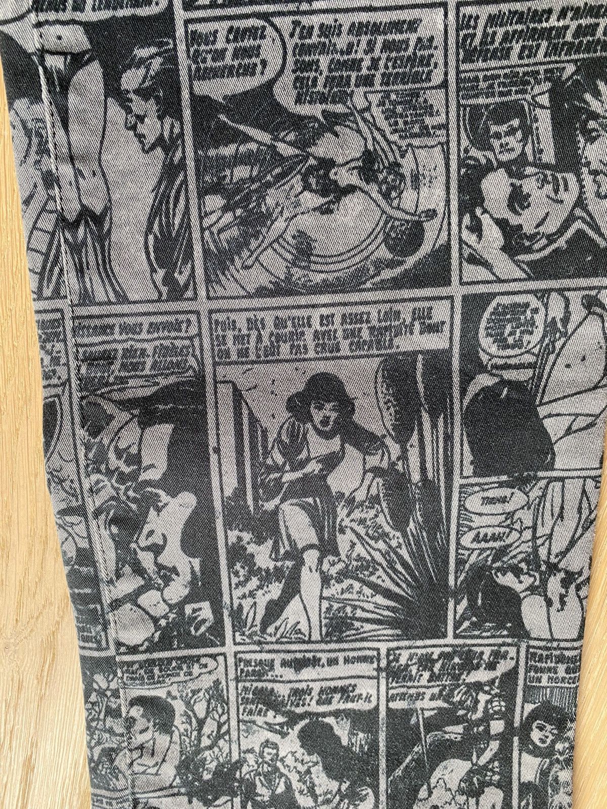 Jean Paul Gaultier JEAN PAUL GAULTIER JPG JEANS comic print RARE JEANS size 30 Size US 30 / EU 46 - 4 Thumbnail