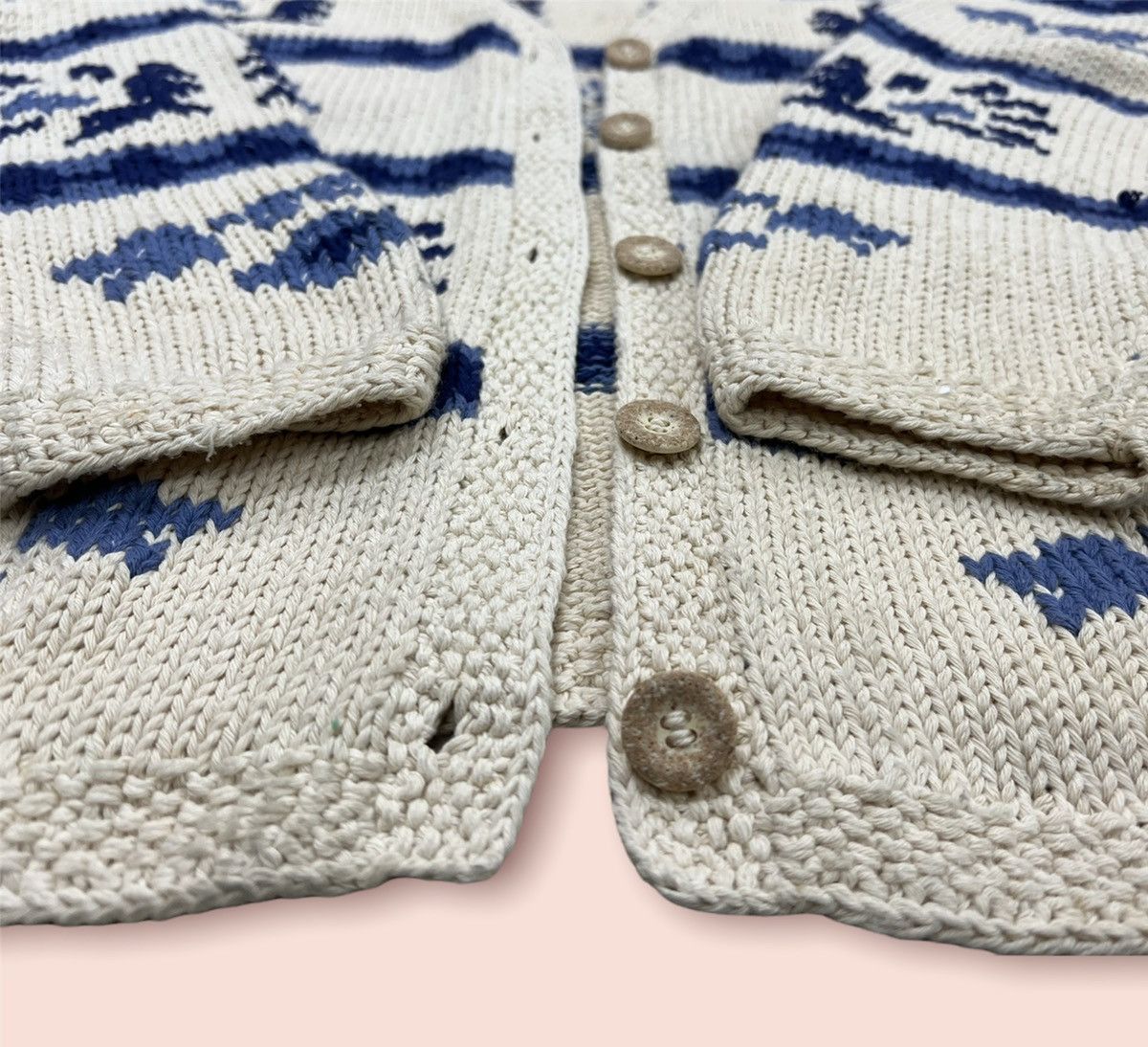 Aran Isles Knitwear × L.L. Bean VTG LL BEAN KNITTED CARDIGAN Size US M / EU 48-50 / 2 - 11 Thumbnail