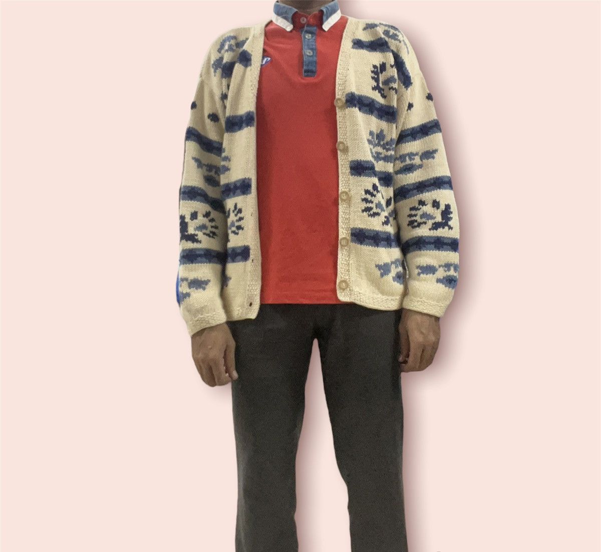 Aran Isles Knitwear × L.L. Bean VTG LL BEAN KNITTED CARDIGAN Size US M / EU 48-50 / 2 - 15 Thumbnail