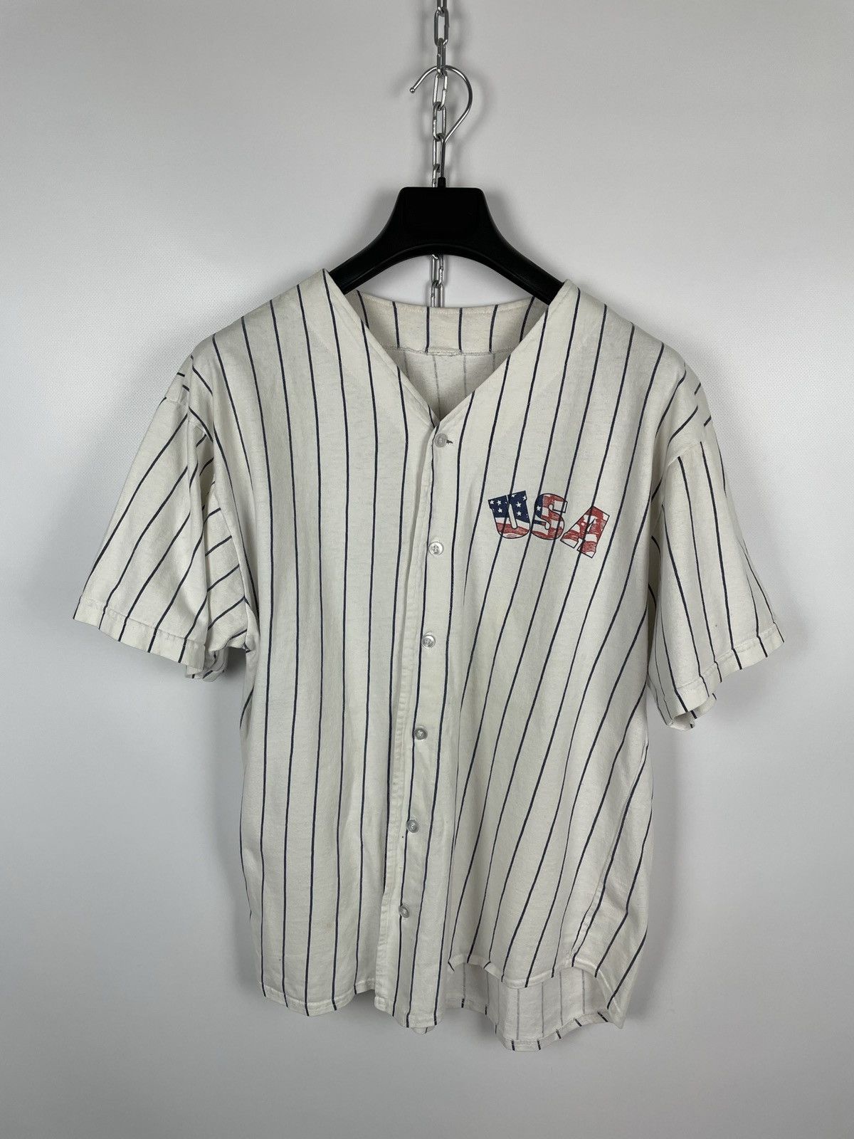 Vintage Vintage 1992 USA Jersey T-Shirt Size US M / EU 48-50 / 2 - 3 Thumbnail