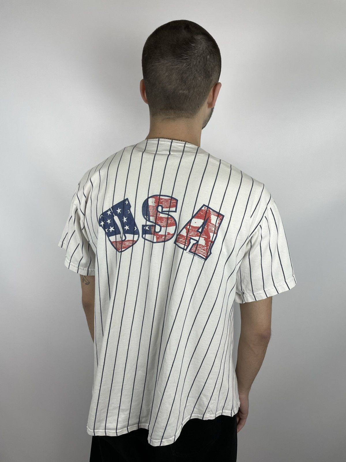 Vintage Vintage 1992 USA Jersey T-Shirt Size US M / EU 48-50 / 2 - 1 Thumbnail