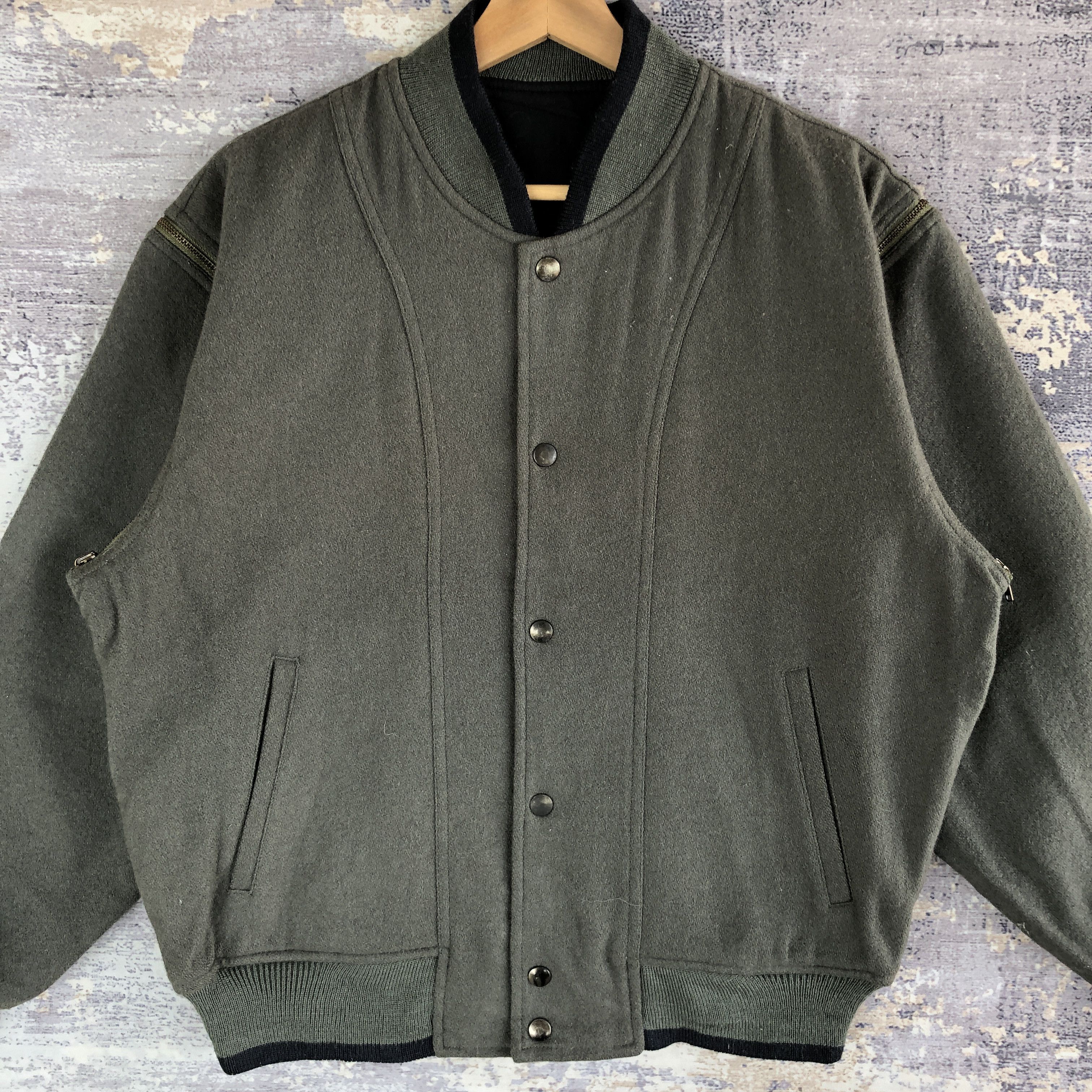Japanese Brand × Vintage Vintage Great Club Varsity Jacket Japanese Wool Jacket Size US L / EU 52-54 / 3 - 3 Thumbnail