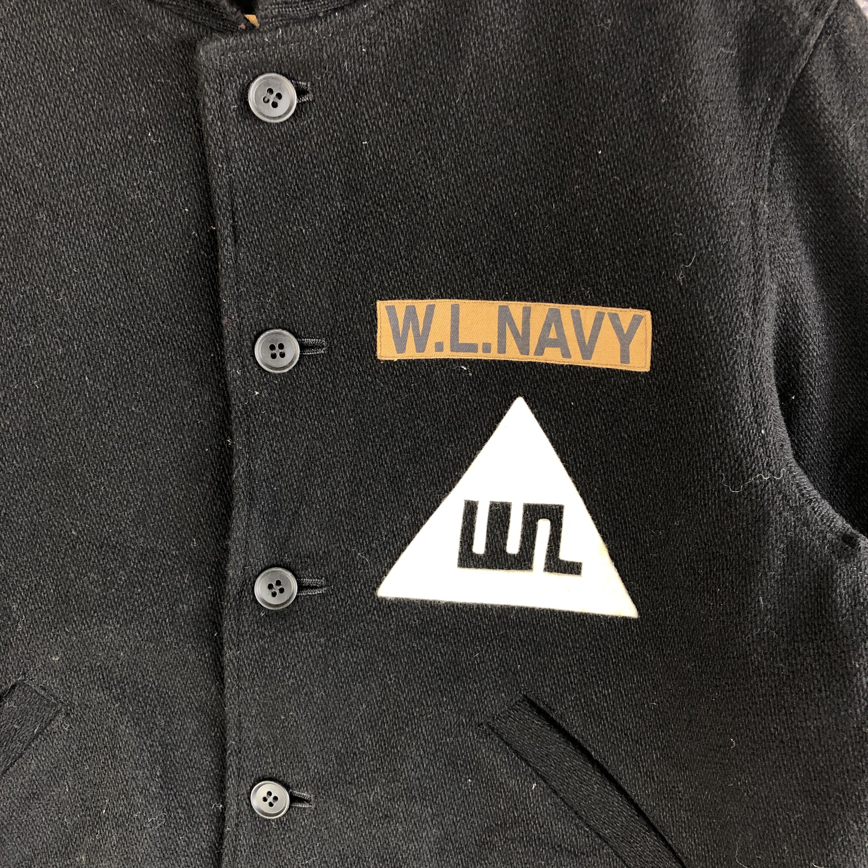 Japanese Brand × Vintage Vintage Japanese Varsity Jacket WL Navy Wool Jacket BS70200 Size US M / EU 48-50 / 2 - 4 Thumbnail