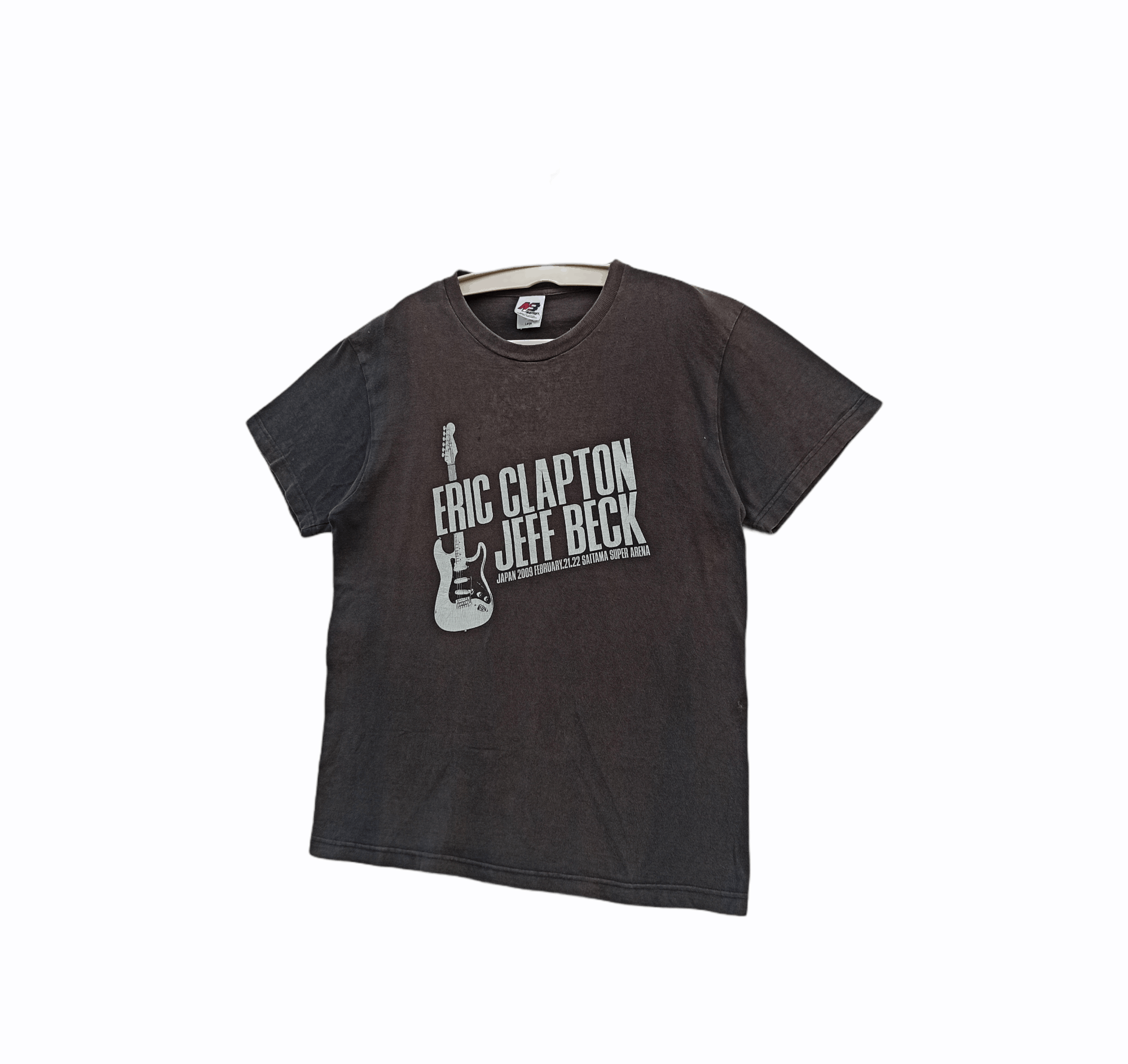 Band Tees Eric Clapton & Jeff Beck Sun Faded Tour At Japan T-Shirt Size US L / EU 52-54 / 3 - 2 Thumbnail