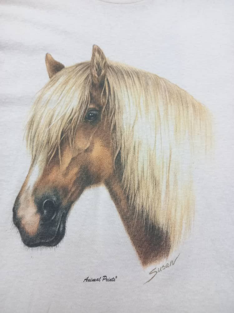 Vintage Vintage 80's SUSAN Horse Name by Animal Prints Size US S / EU 44-46 / 1 - 2 Thumbnail