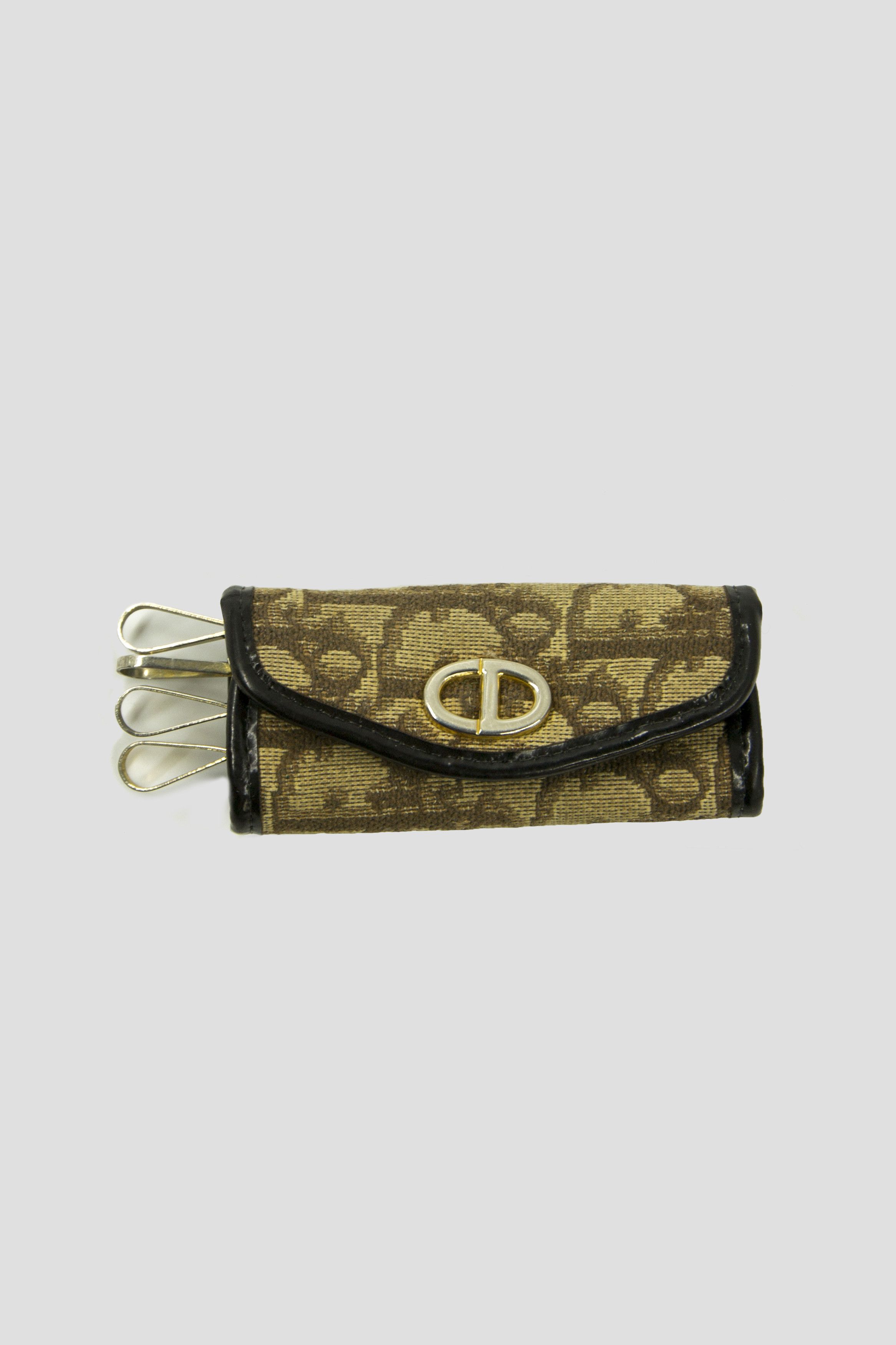 Dior 80s Key Holder Oblique Jacquard Monogram | Grailed