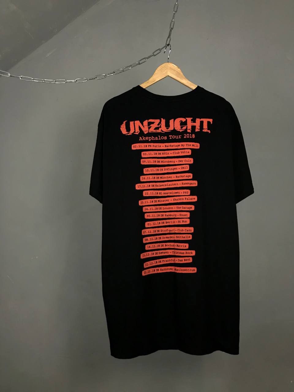 Band Tees × Vintage Unzucht vintage rock metal band tour tee Size US XXL / EU 58 / 5 - 6 Thumbnail