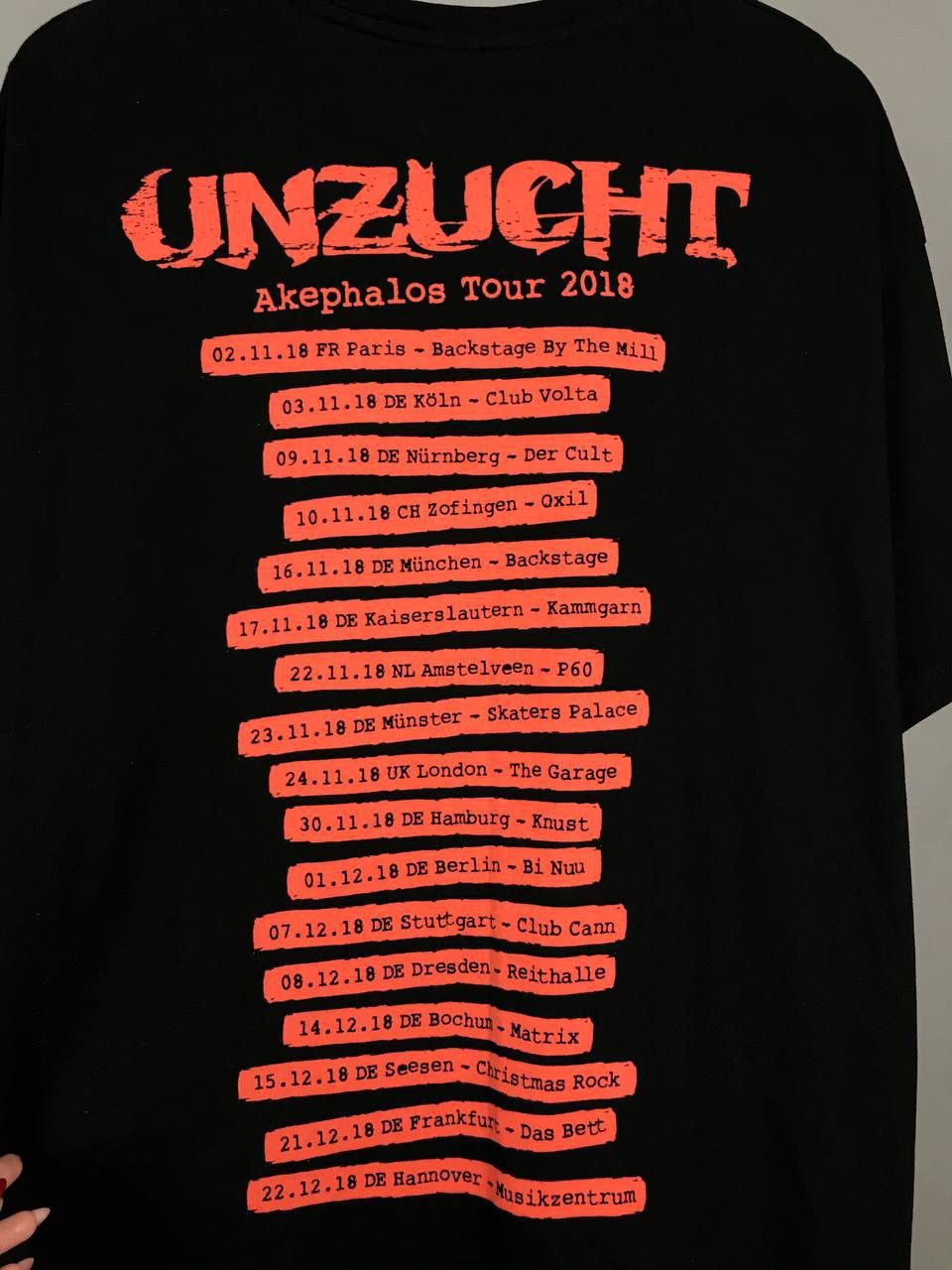 Band Tees × Vintage Unzucht vintage rock metal band tour tee Size US XXL / EU 58 / 5 - 8 Thumbnail