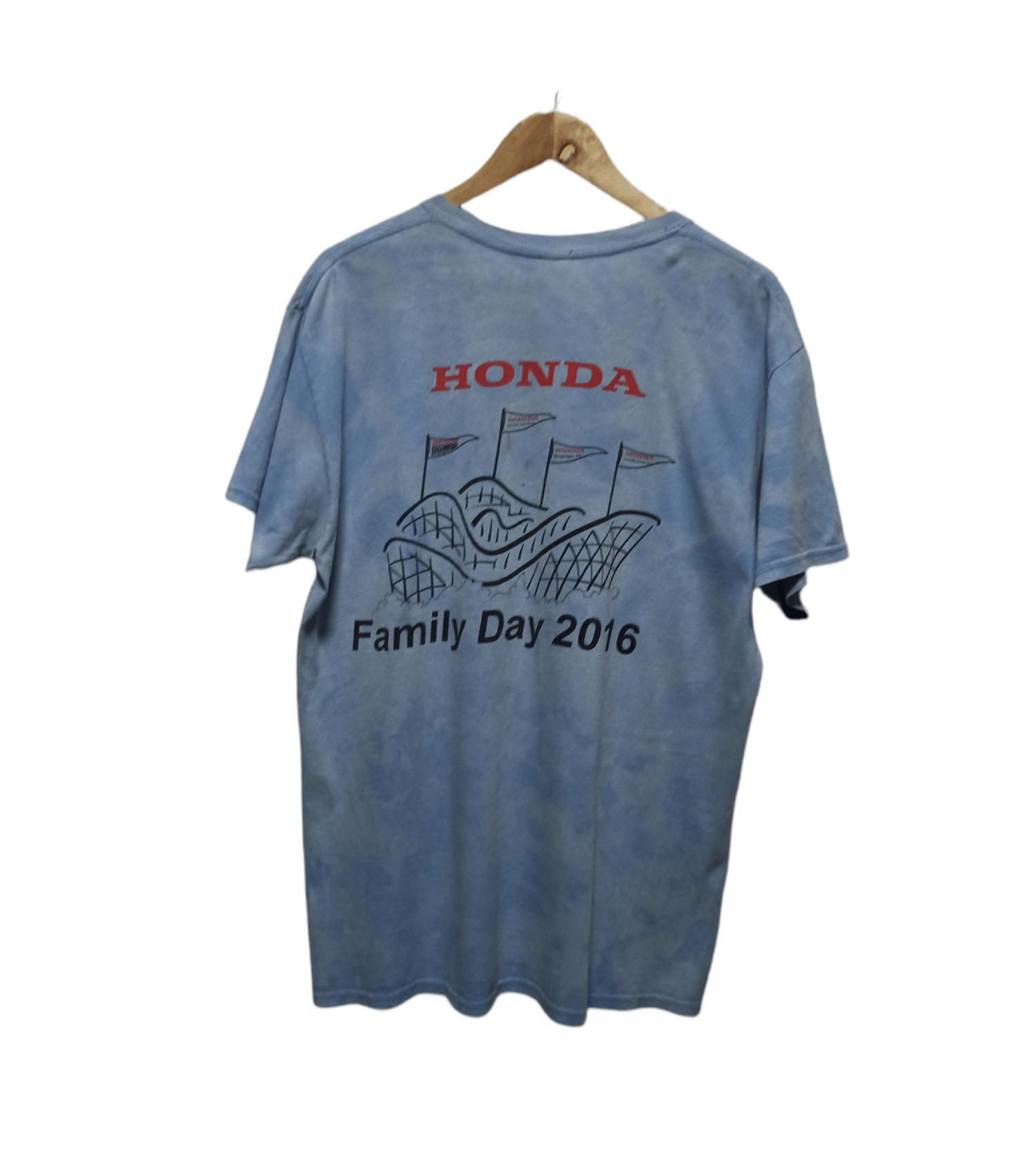 Honda Honda Family Day 2016 Acid Wash T-Shirt Size US L / EU 52-54 / 3 - 3 Thumbnail