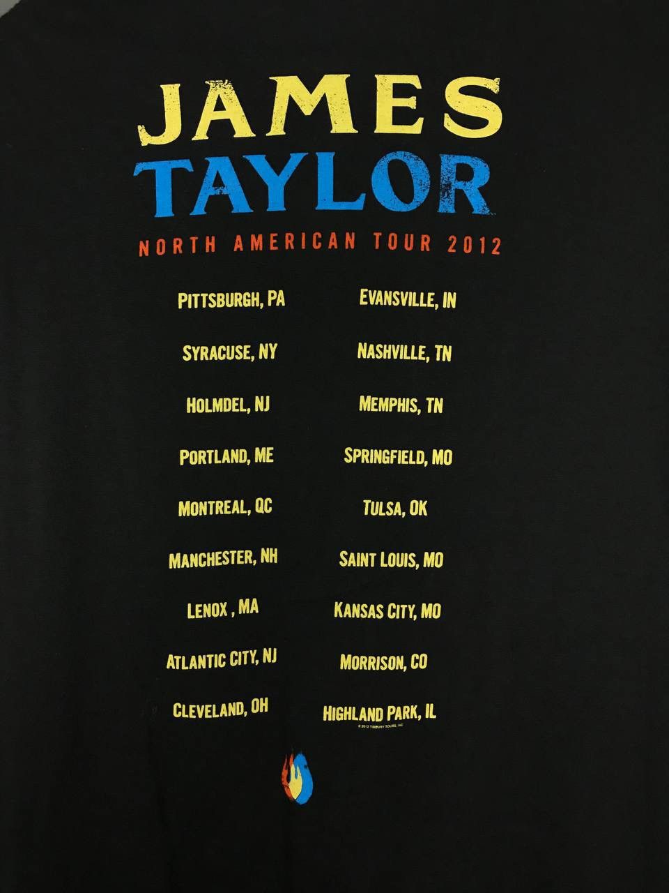 Band Tees × Vintage James Taylor 2012 vintage rock band tour tee Size US XL / EU 56 / 4 - 8 Thumbnail
