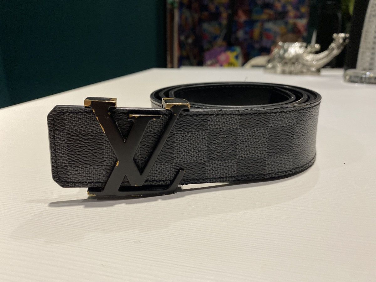 Louis Vuitton Dami Graphit M9808 Belt Black P13467 – OTTO VINTAGE