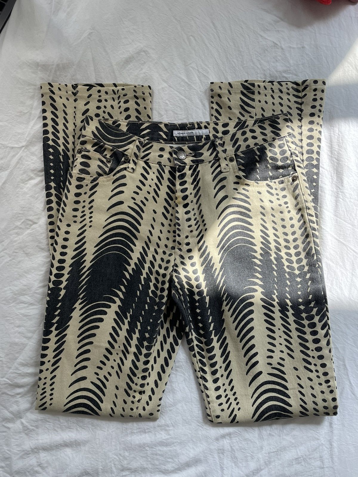 Alexander McQueen Alexander Mcqueen Op-Art Pants Size 28" / US 6 / IT 42 - 2 Thumbnail
