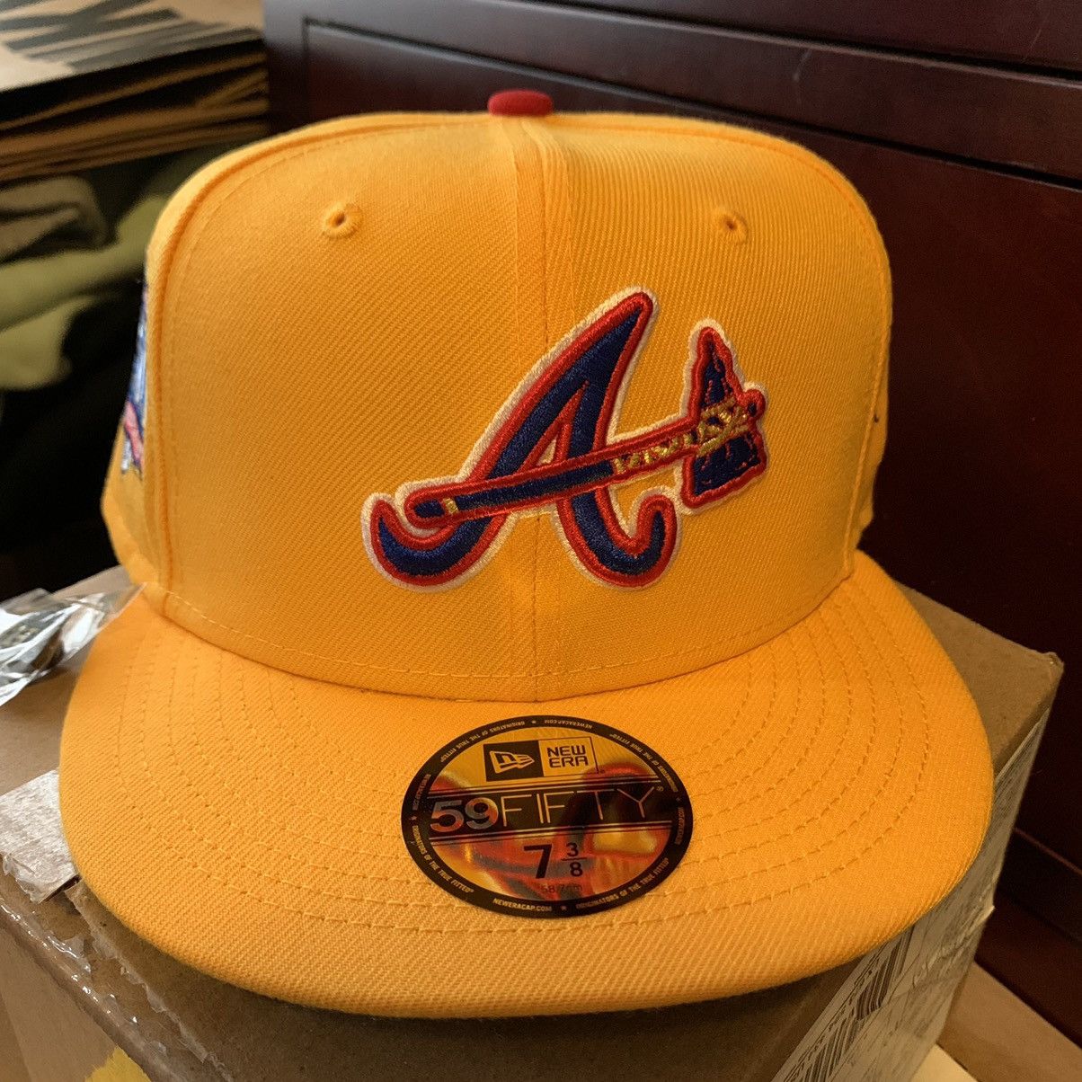 Hat Club Hat club Atlanta Braves Ball Park Snack Pack size 7 3/8 Size ONE SIZE - 2 Thumbnail