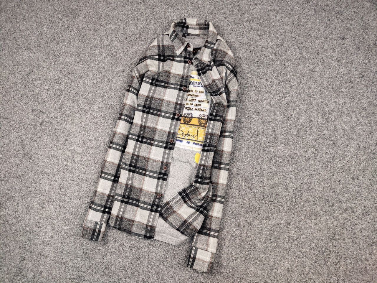 Flannel Vintage Flannel Shirt Travis Scott Style Size US L / EU 52-54 / 3 - 7 Thumbnail