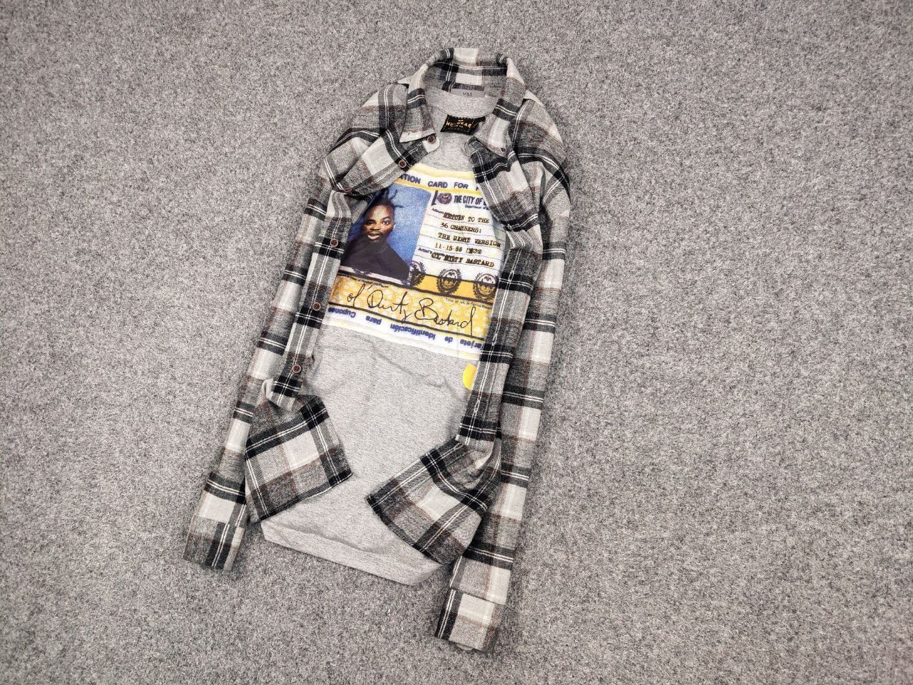 Flannel Vintage Flannel Shirt Travis Scott Style Size US L / EU 52-54 / 3 - 3 Thumbnail