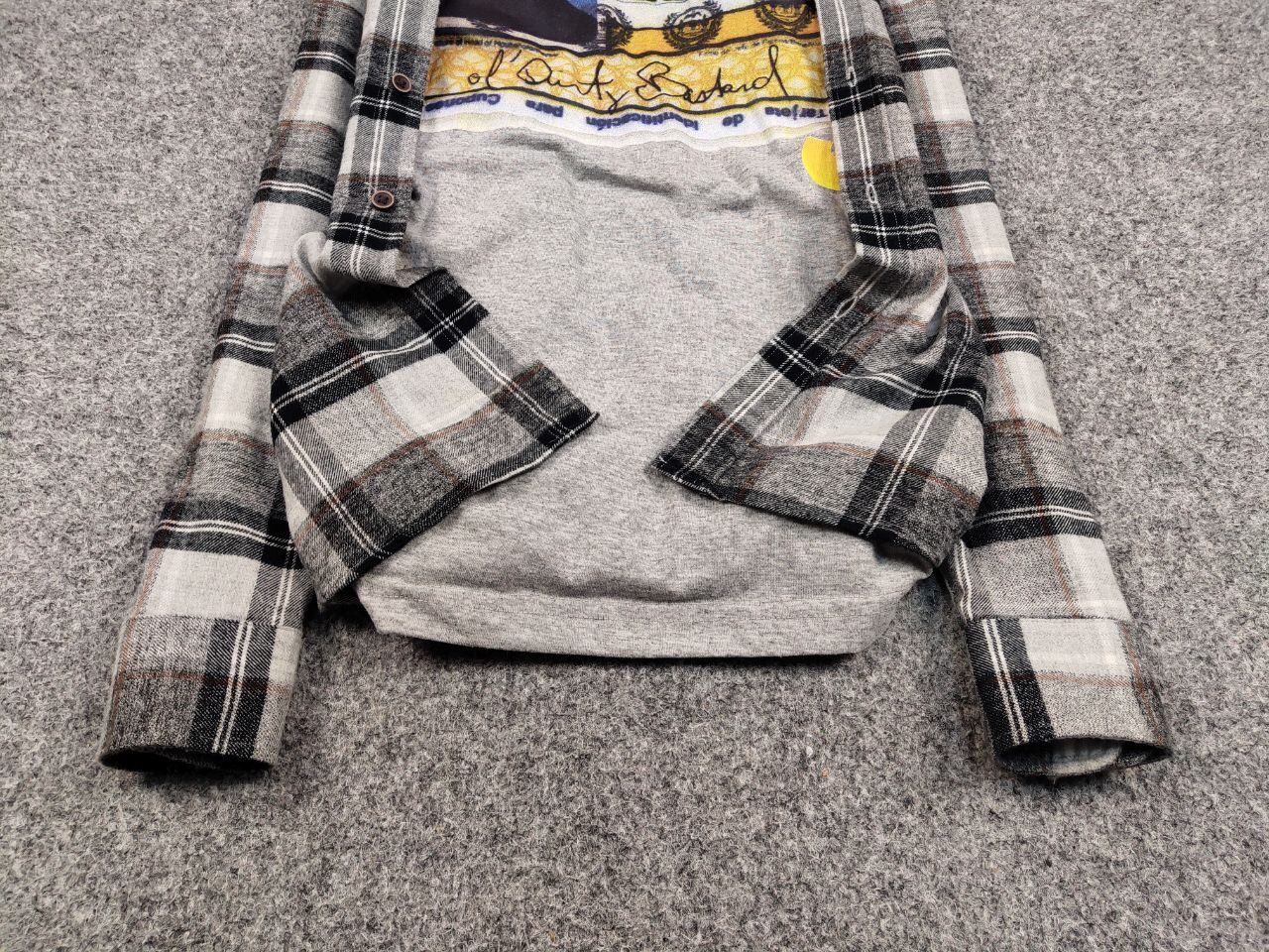 Flannel Vintage Flannel Shirt Travis Scott Style Size US L / EU 52-54 / 3 - 5 Thumbnail