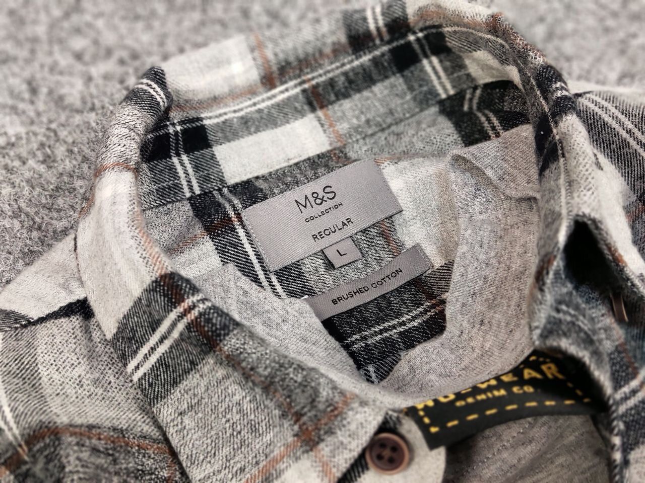 Flannel Vintage Flannel Shirt Travis Scott Style Size US L / EU 52-54 / 3 - 12 Thumbnail