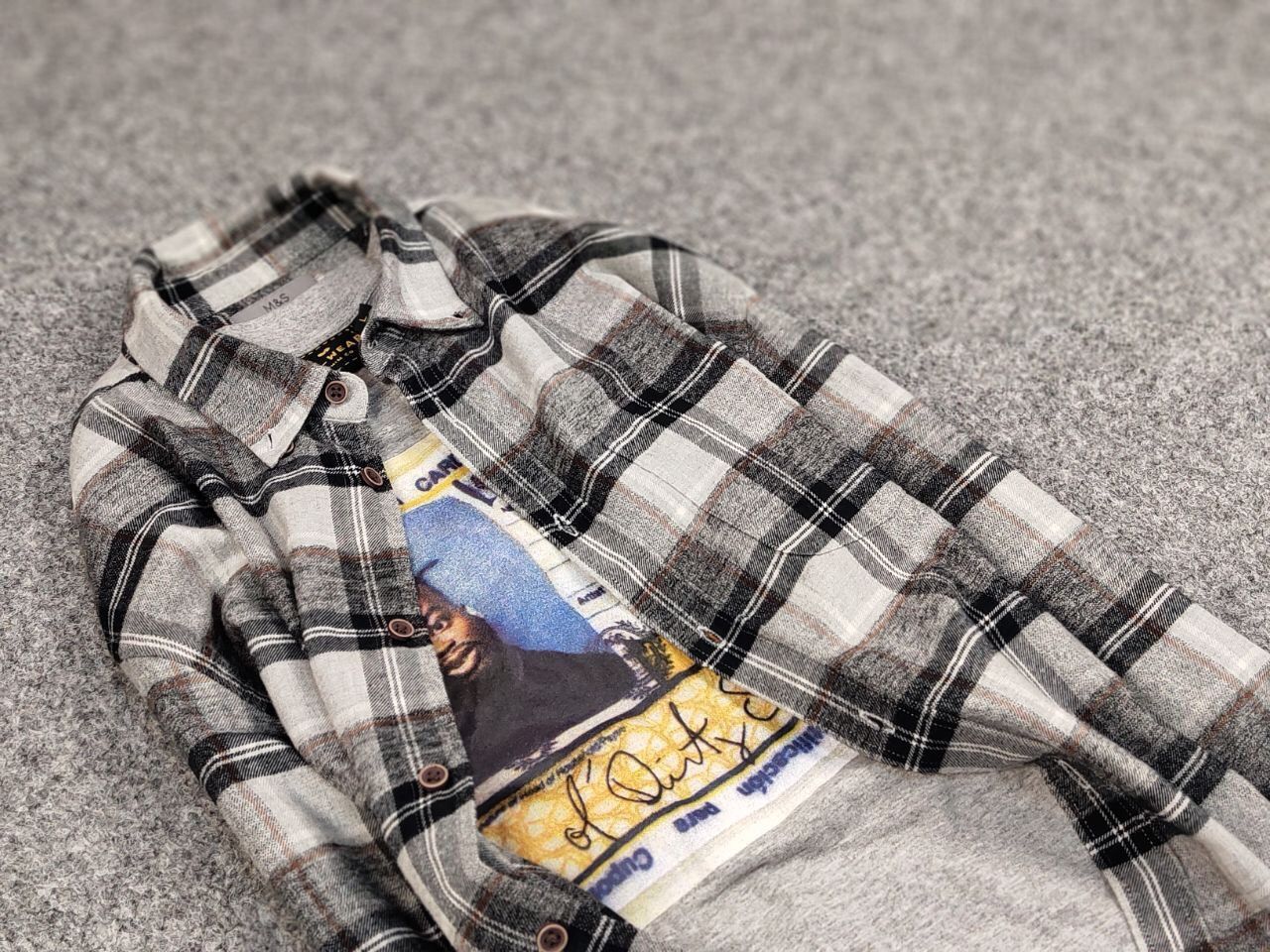 Flannel Vintage Flannel Shirt Travis Scott Style Size US L / EU 52-54 / 3 - 11 Thumbnail