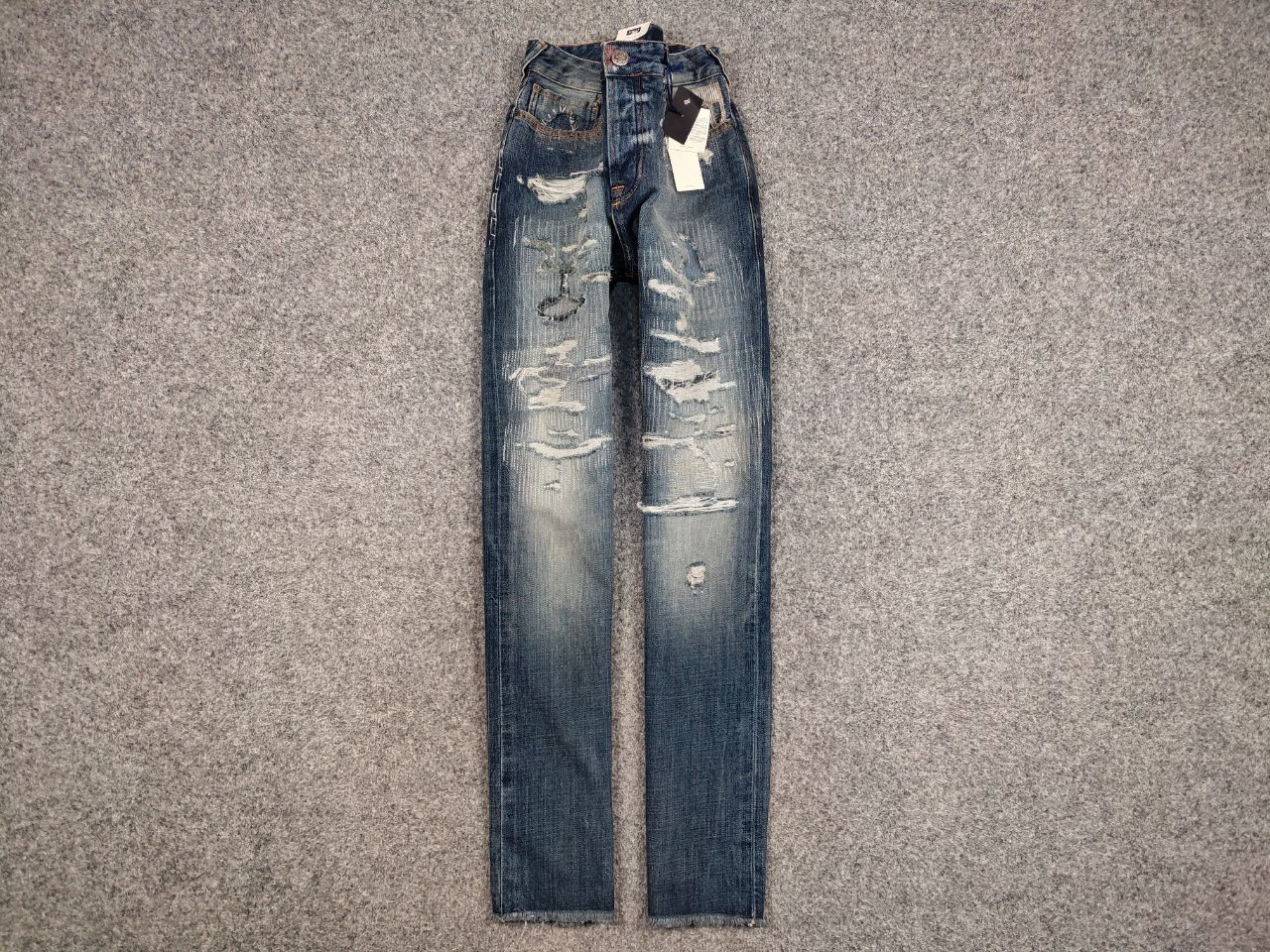 Scotch & Soda New Scotch & Soda Amsterdams Blauw Dean Patchwork Jeans Size US 30 / EU 46 - 1 Thumbnail