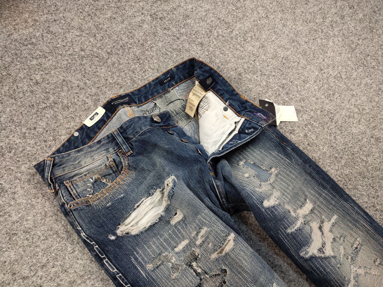 Scotch & Soda New Scotch & Soda Amsterdams Blauw Dean Patchwork Jeans Size US 30 / EU 46 - 12 Thumbnail