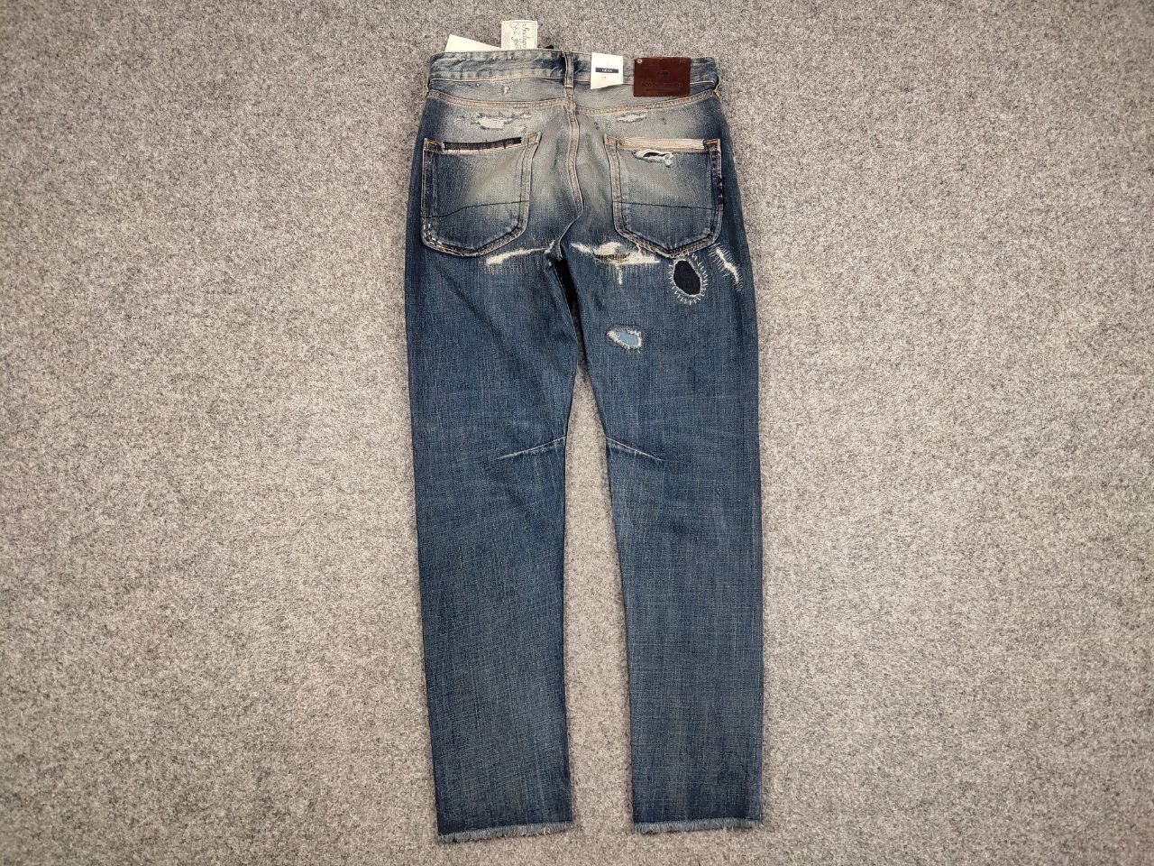 Scotch & Soda New Scotch & Soda Amsterdams Blauw Dean Patchwork Jeans Size US 30 / EU 46 - 13 Thumbnail
