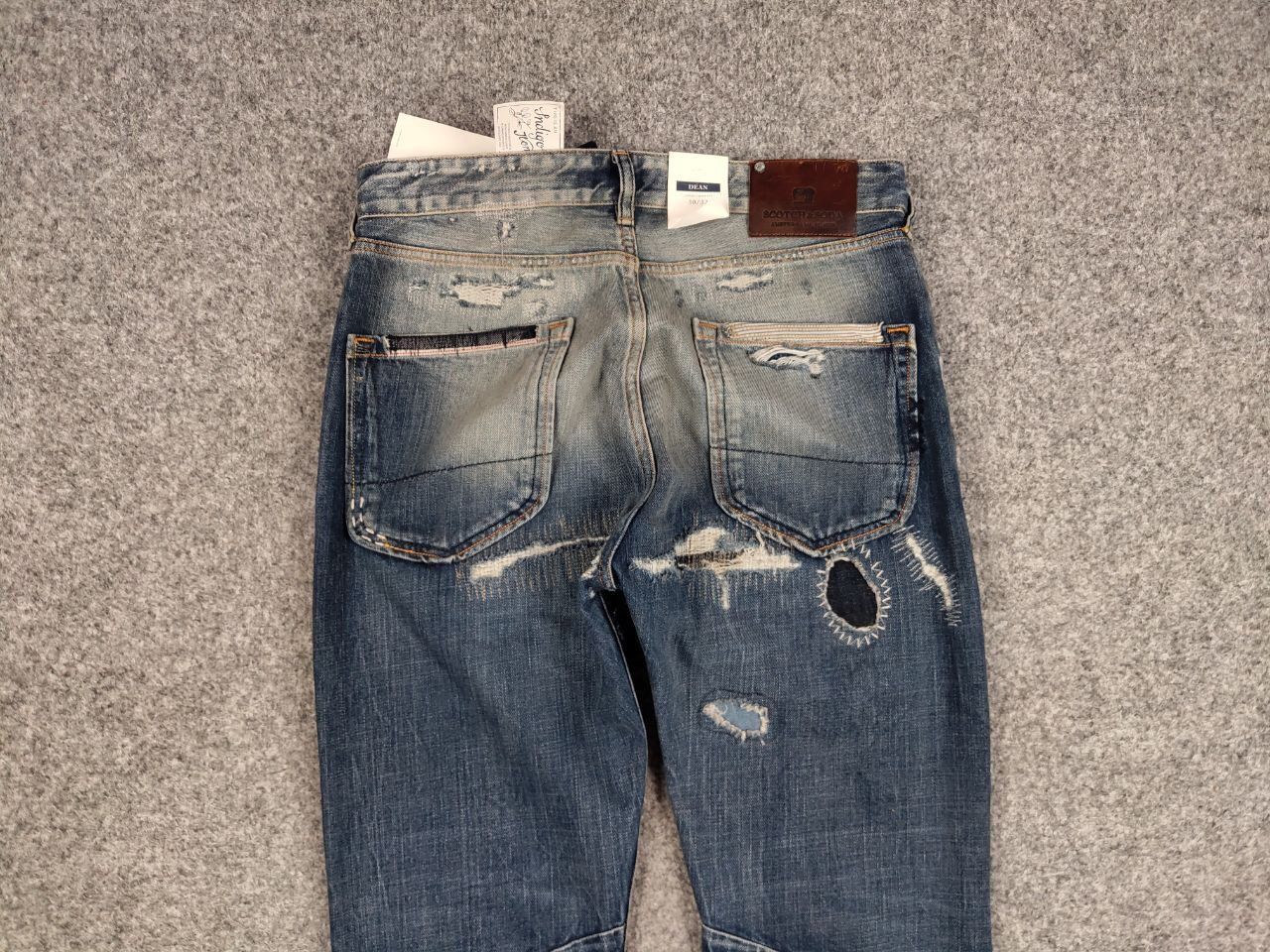 Scotch & Soda New Scotch & Soda Amsterdams Blauw Dean Patchwork Jeans Size US 30 / EU 46 - 14 Thumbnail